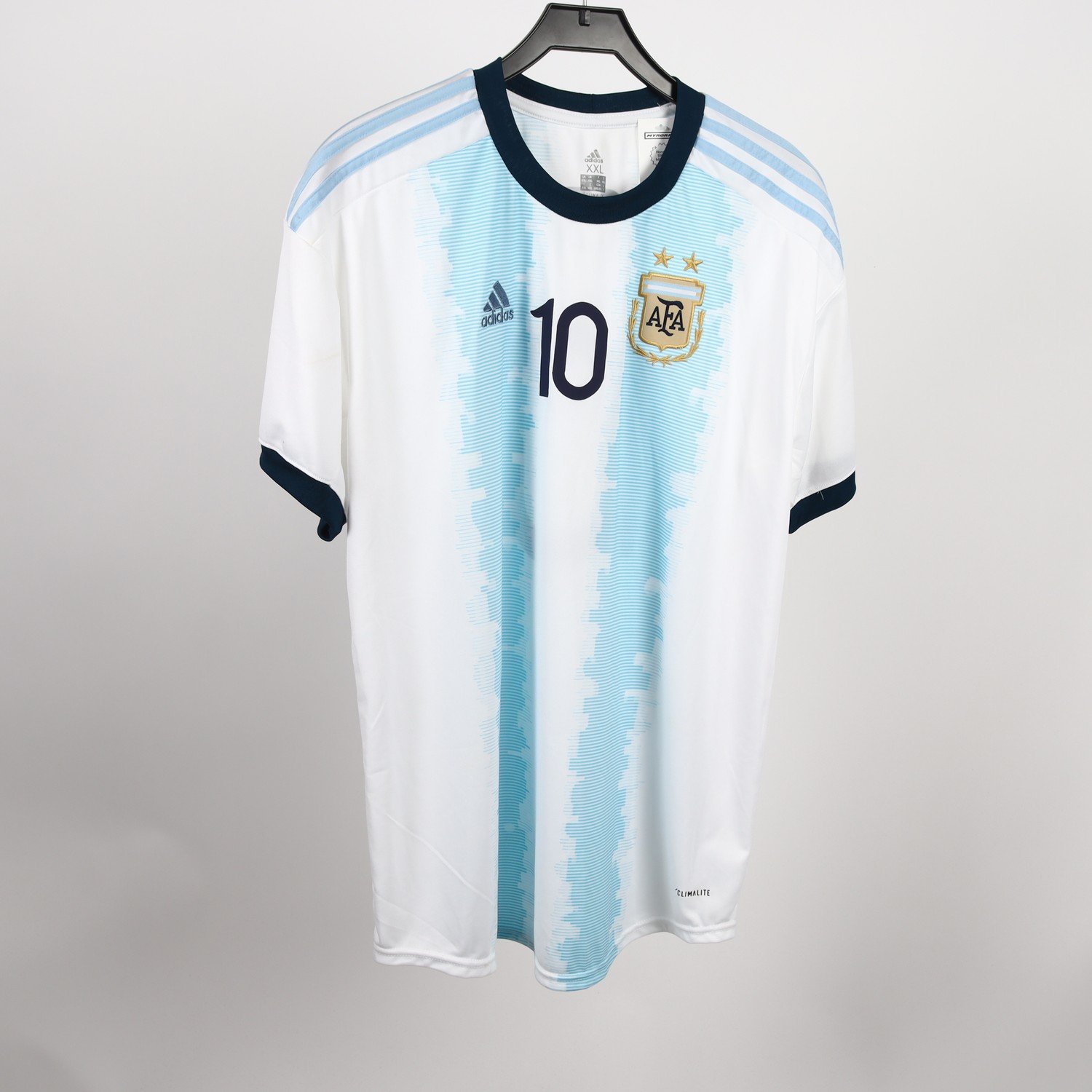 Sporttröja, Adidas, Messi 10, blå, vit, stl. XXL