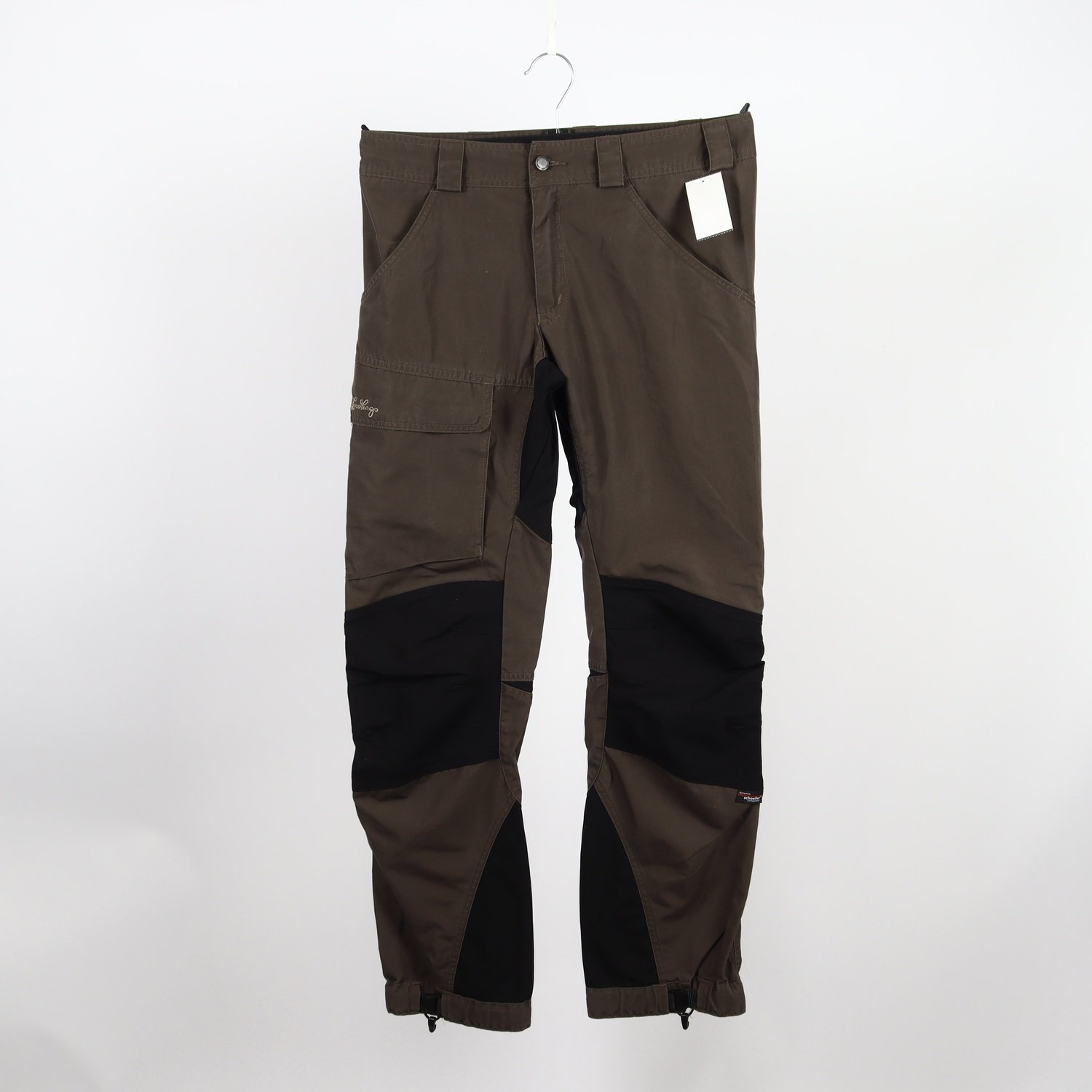 Fritidsbyxor, Lundhags, grön, svart, stl. 38