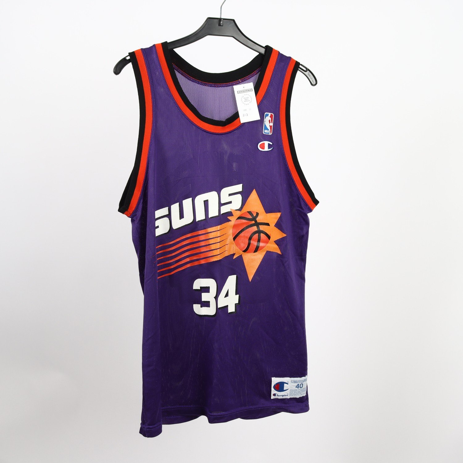 Basketlinne, Suns, Barkley 34, lila, stl ca. M