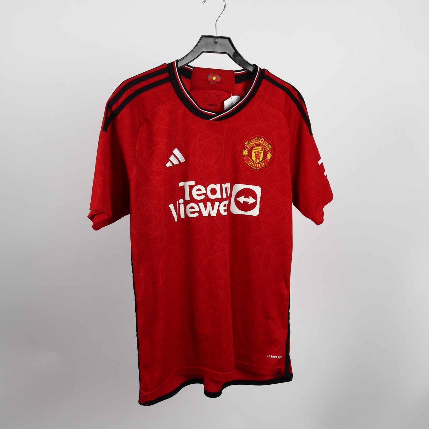 Sporttröja, Adidas, Manchester United, röd, stl. L