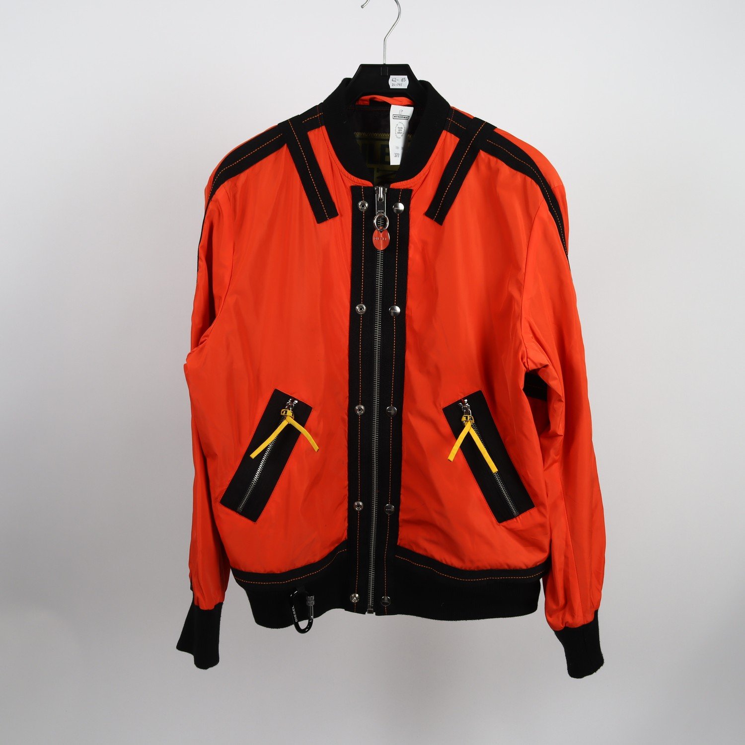 Jacka, Diesel Only The Brave, orange, svart, stl. M