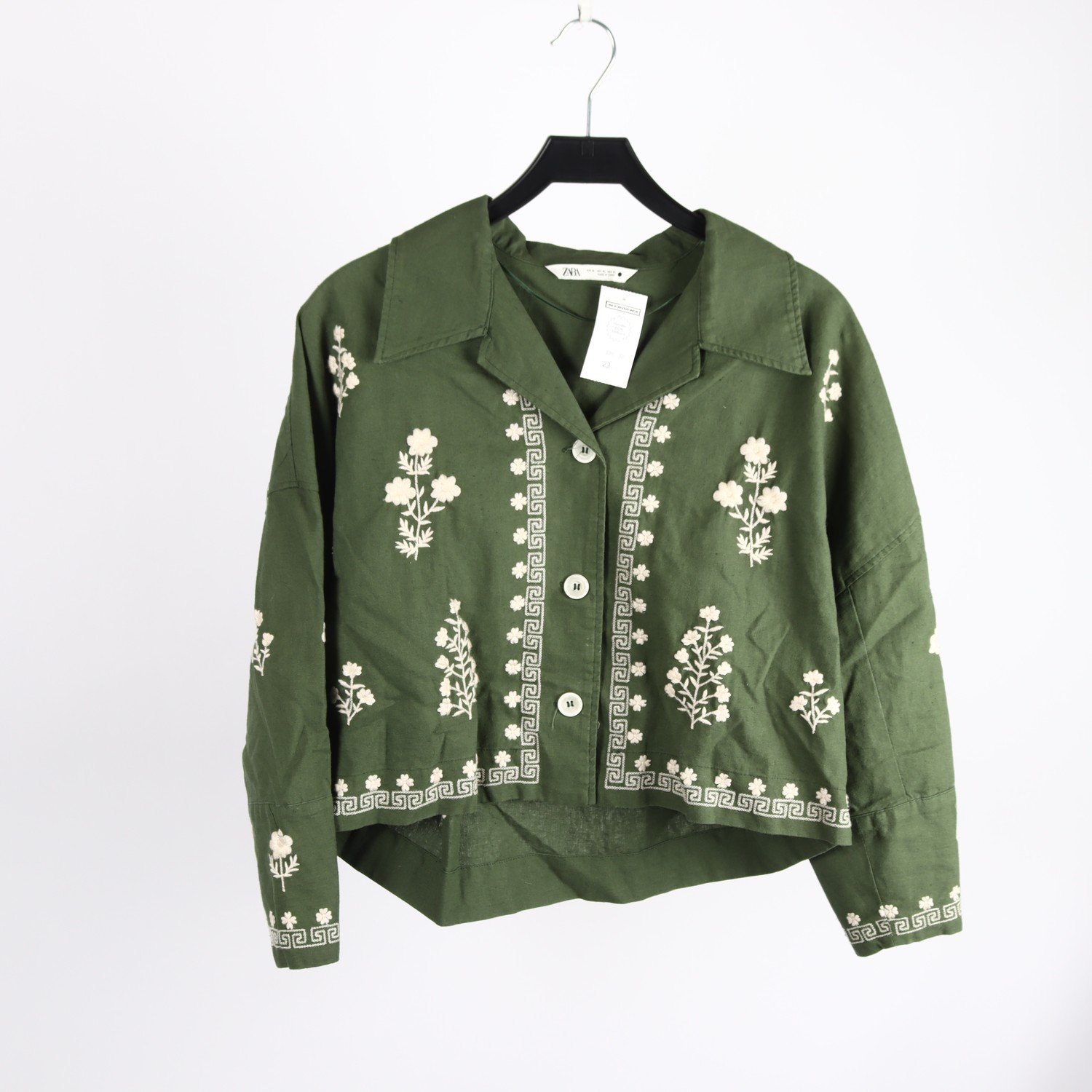 Overshirt, Zara, grön, stl. XL