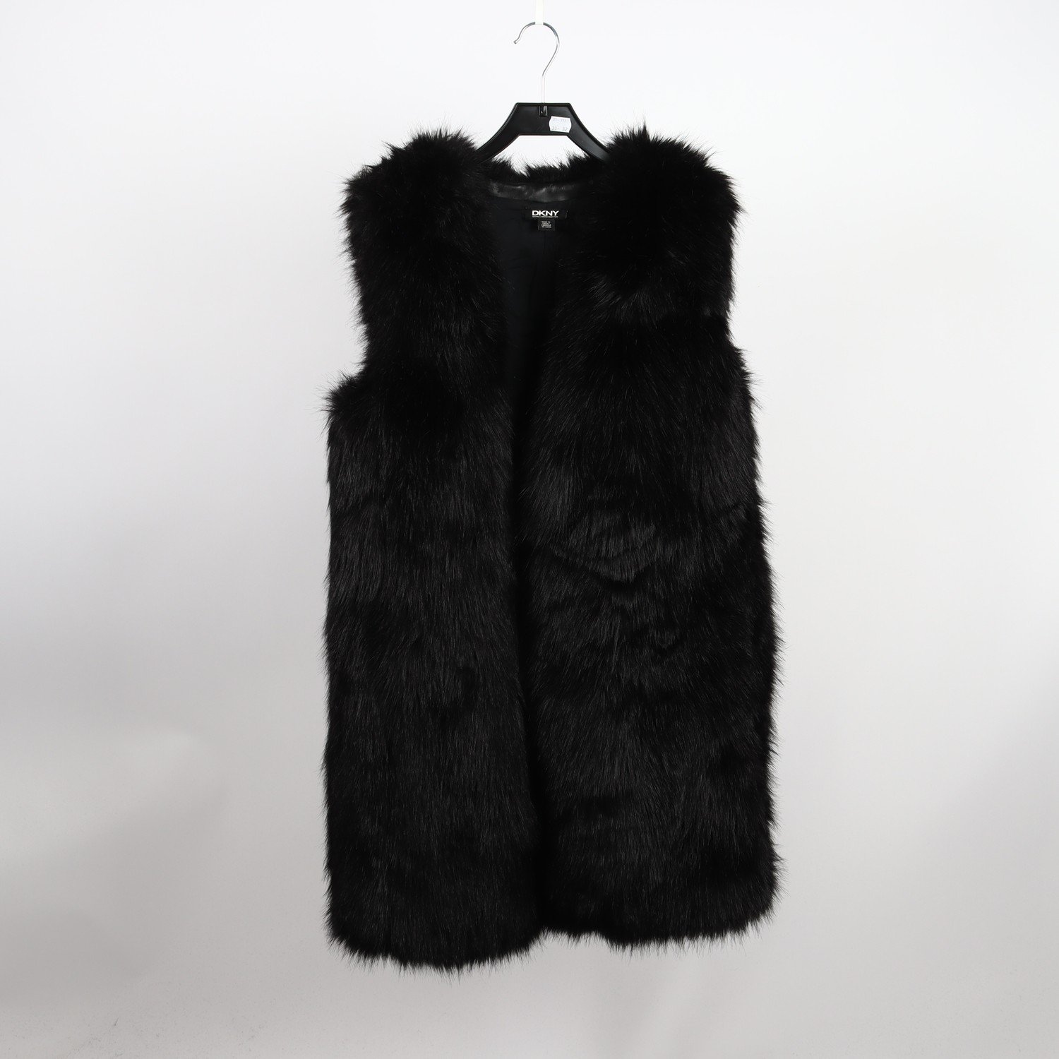 Väst fuskpäls, DKNY, stl. M