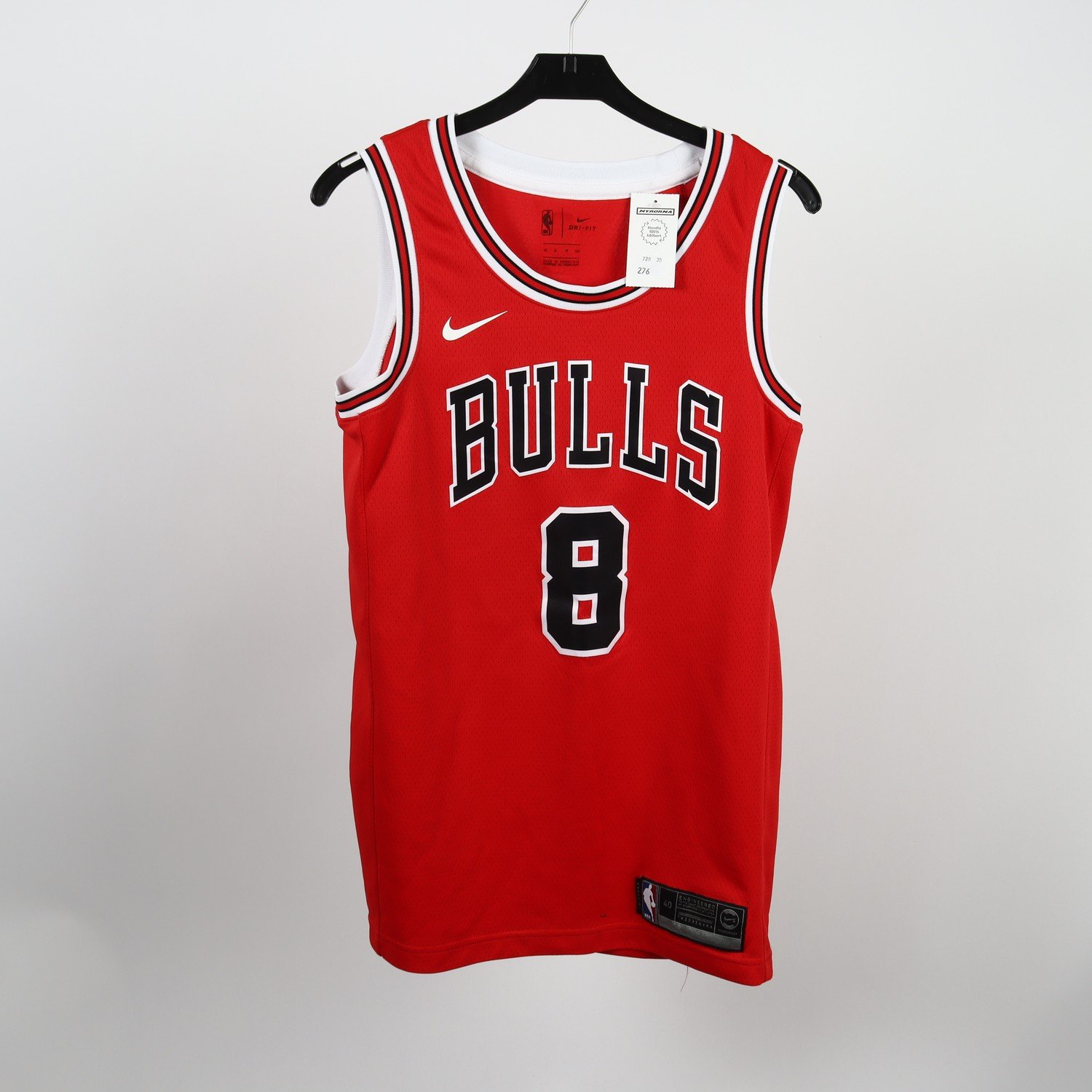 Basketlinne, Nike, Bulls, Lavine 8, röd, stl. S