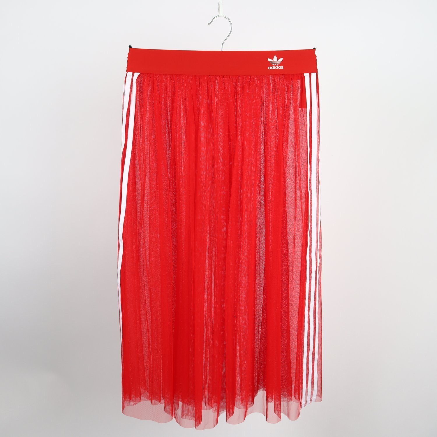 Kjol, Adidas, röd, transparent, stl. 36