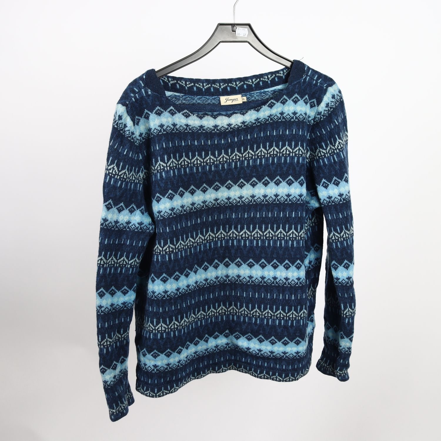 Stickad tröja, Jumperfabriken, 100% ull, stl. XL