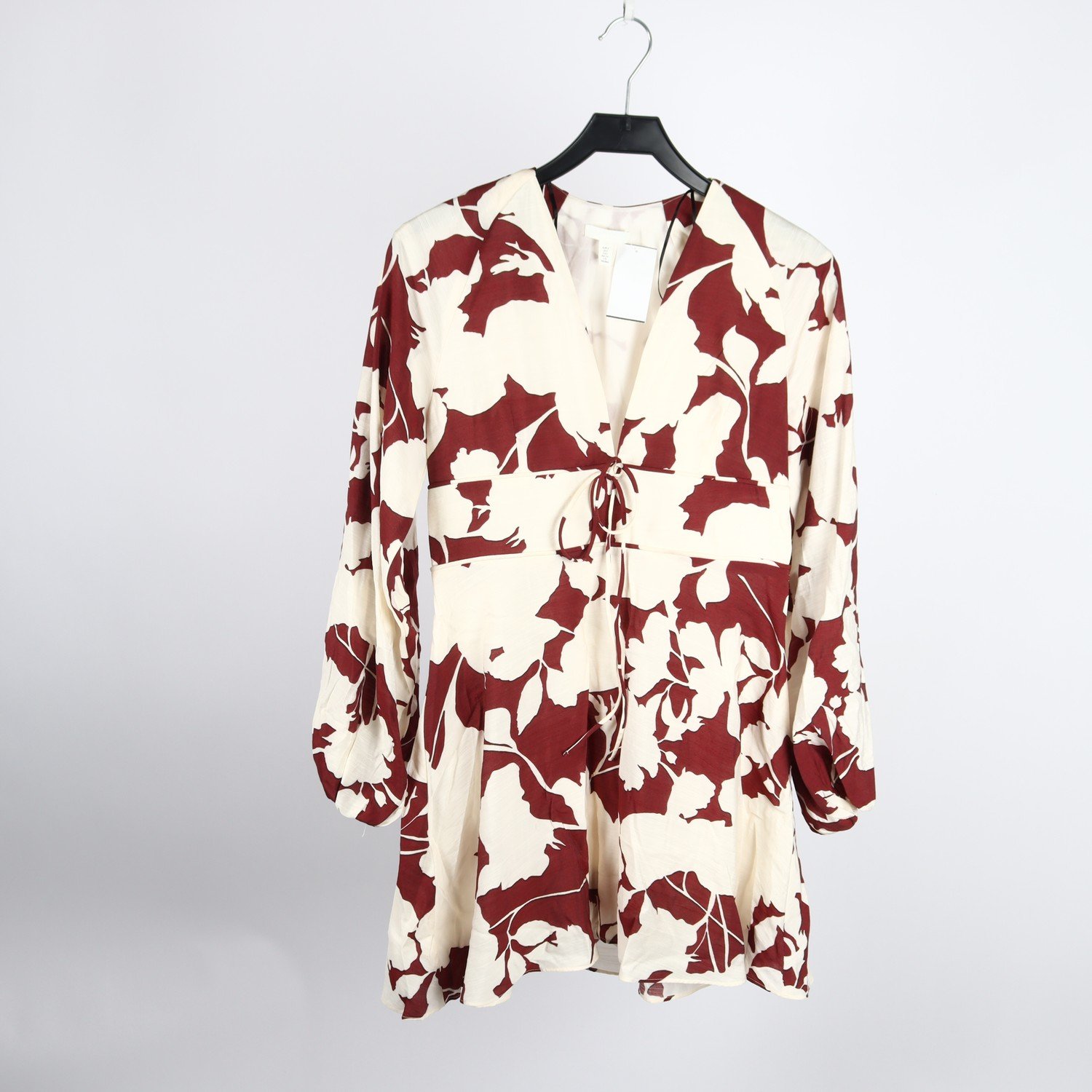 Klänning, H&M, mönstrad, stl. S