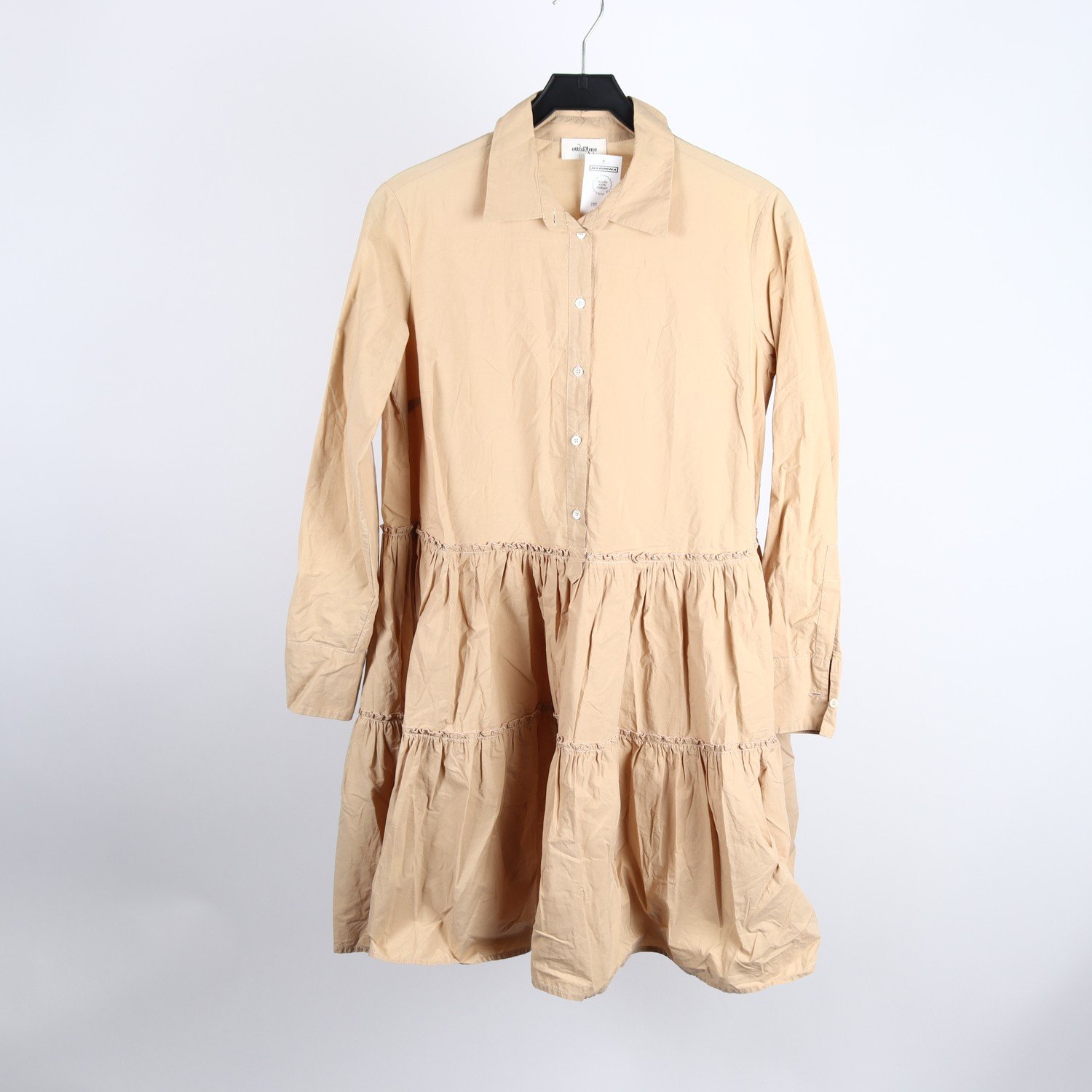 Klänning, Ottod Ame, beige, stl. 38