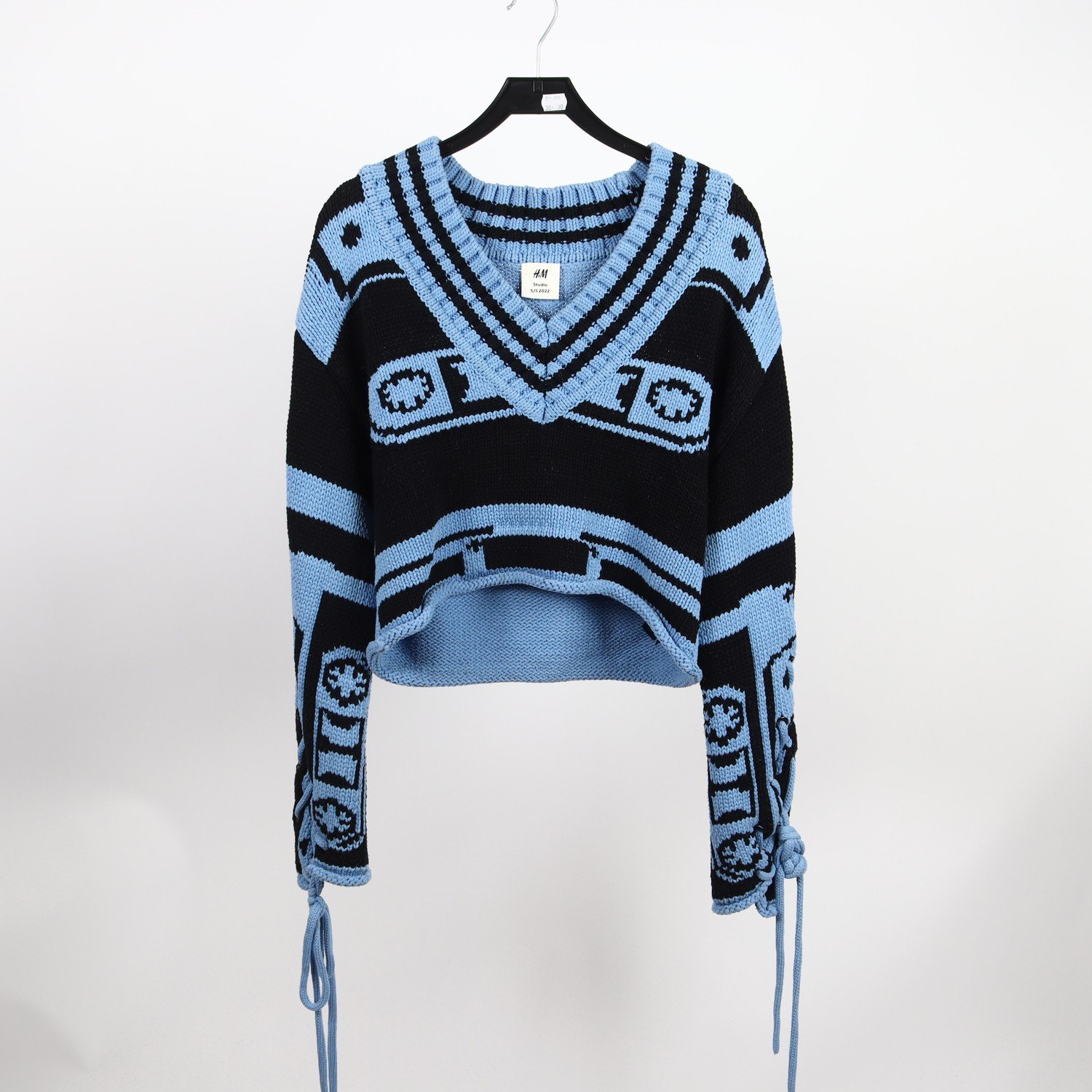 Stickad tröja, H&M Studio s/s 2022, stl. M