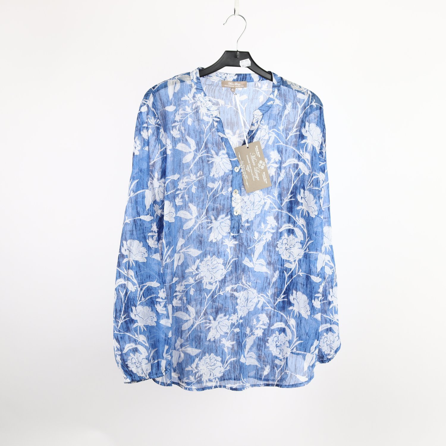 Blus, Marc Lauge, blommig, stl. XL