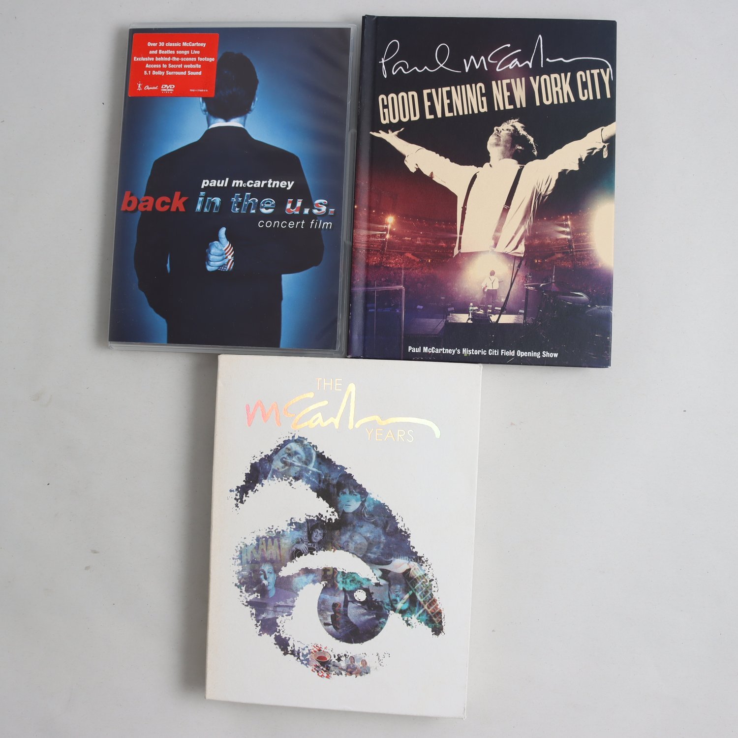 DVD Paul McCartney, 3 titlar