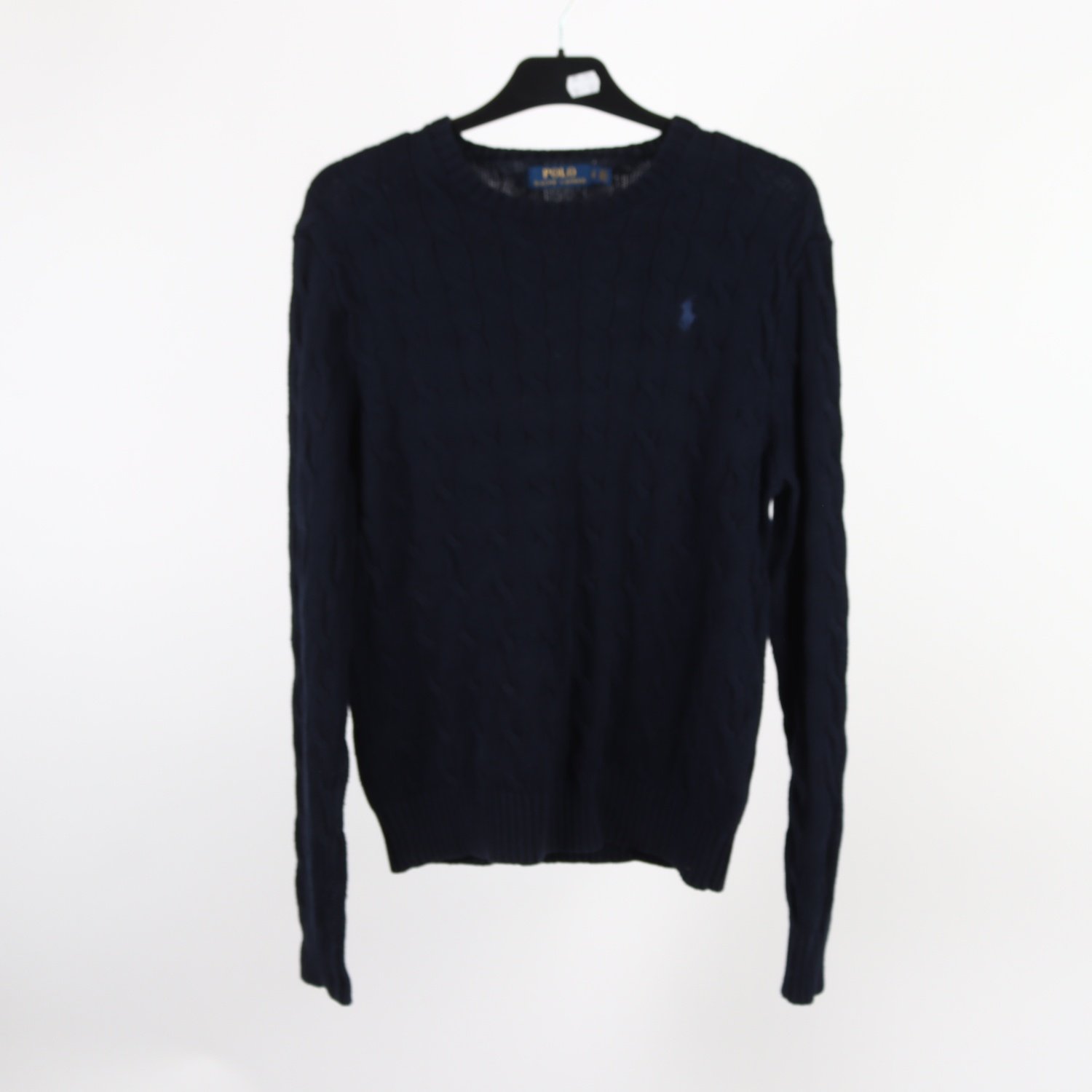 Stickad tröja, Ralph Lauren Polo, 100% bomull, stl. S