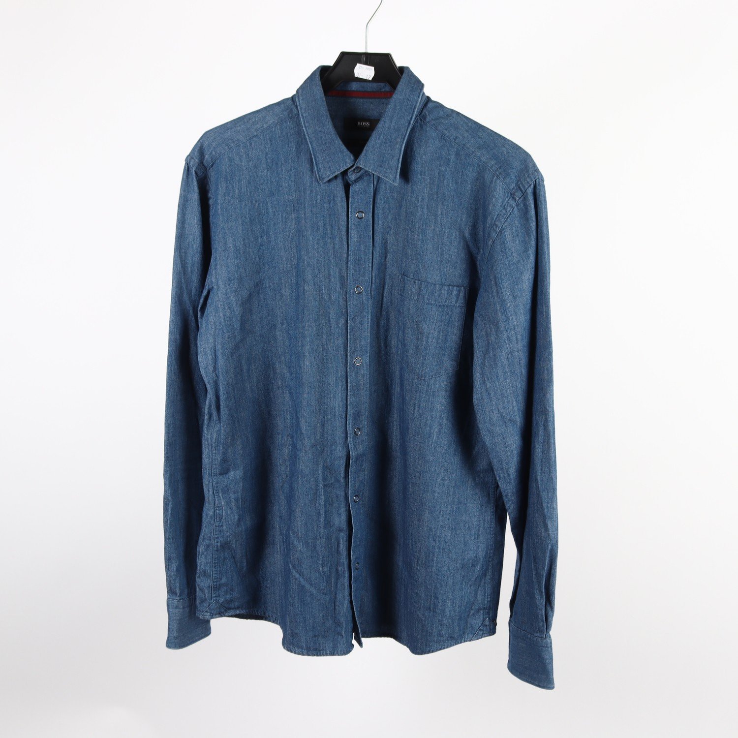 Skjorta, Hugo Boss, slim fit, jeans, stl. L