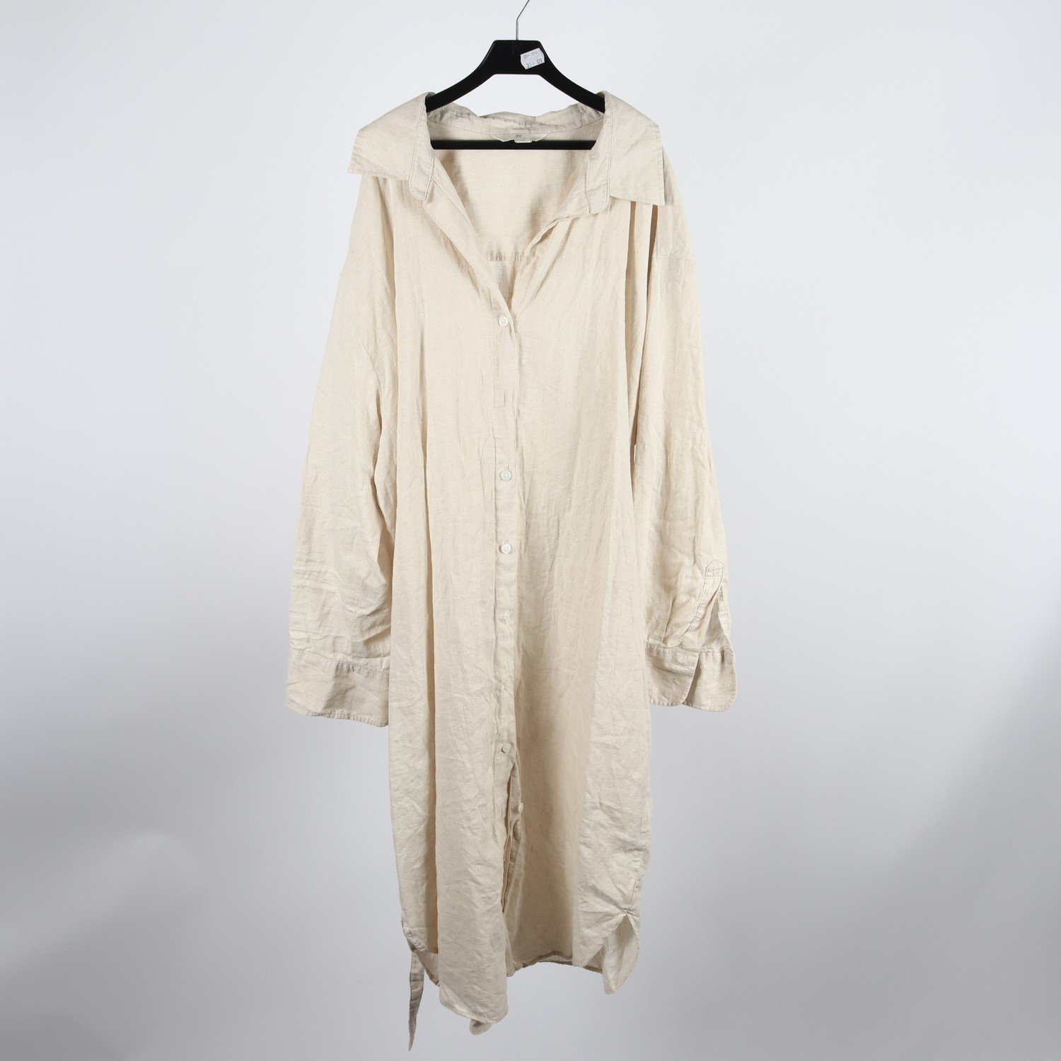 Klänning, H&M, linmix, stl. L