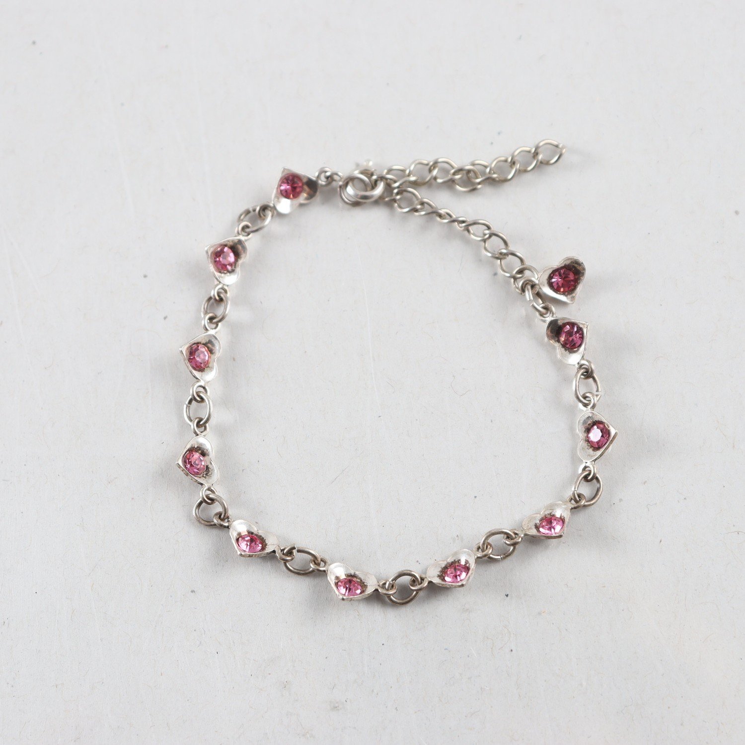 Armband, Silver, Glas, Brv: 4,7 g