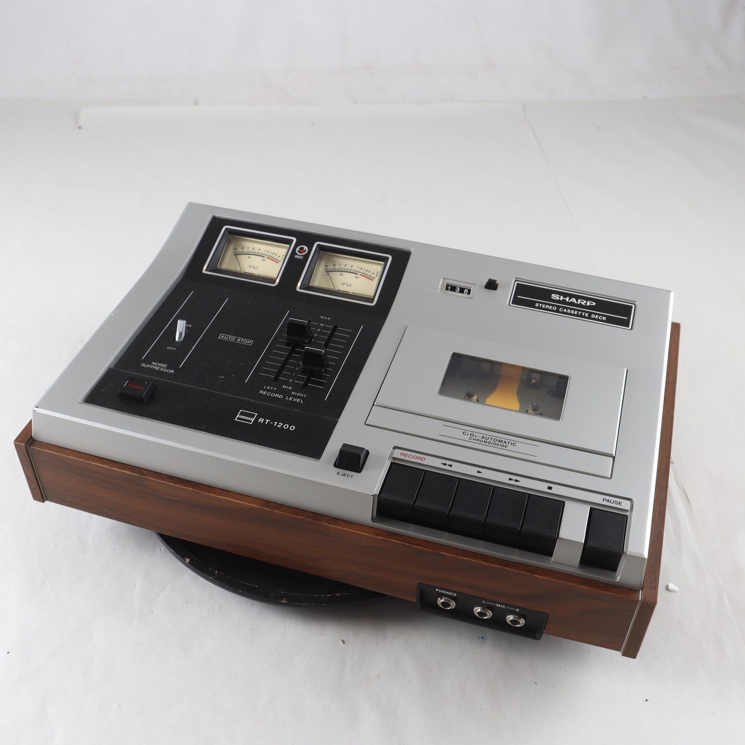 Kassettdeck, Sharp RT-1200. Endast avhämtning.
