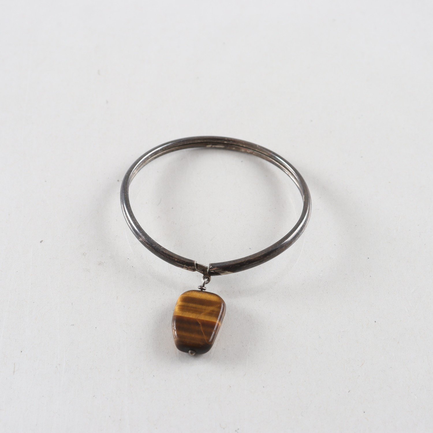 Armring, Silver, Sten, Brv: 14,1 g