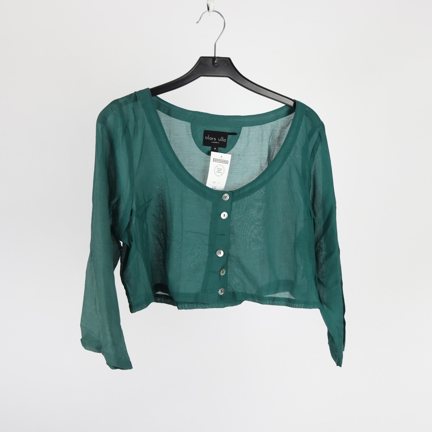Blus, Olars Ulla, grön, stl. M