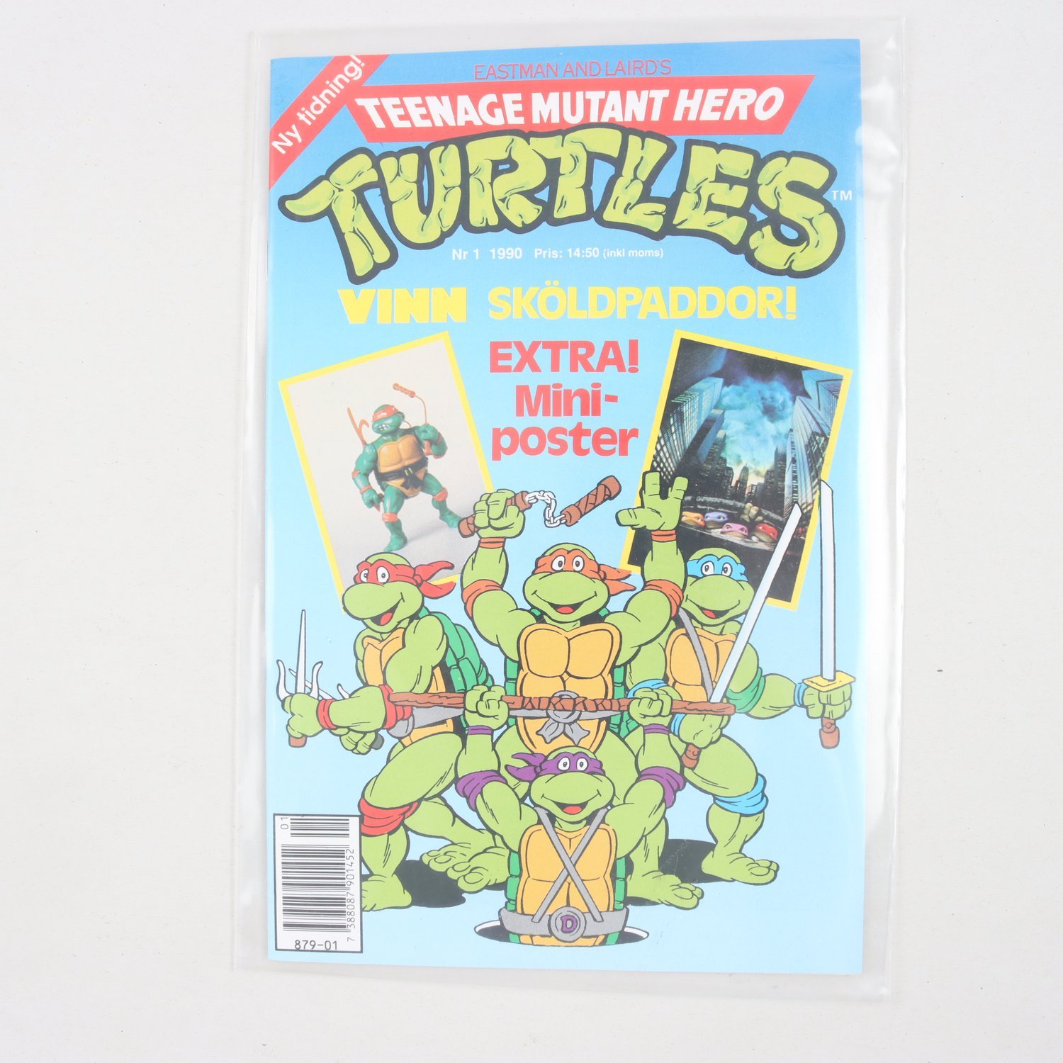 Teenage Mutant Hero Turtles, nr. 1, 1990, första numret