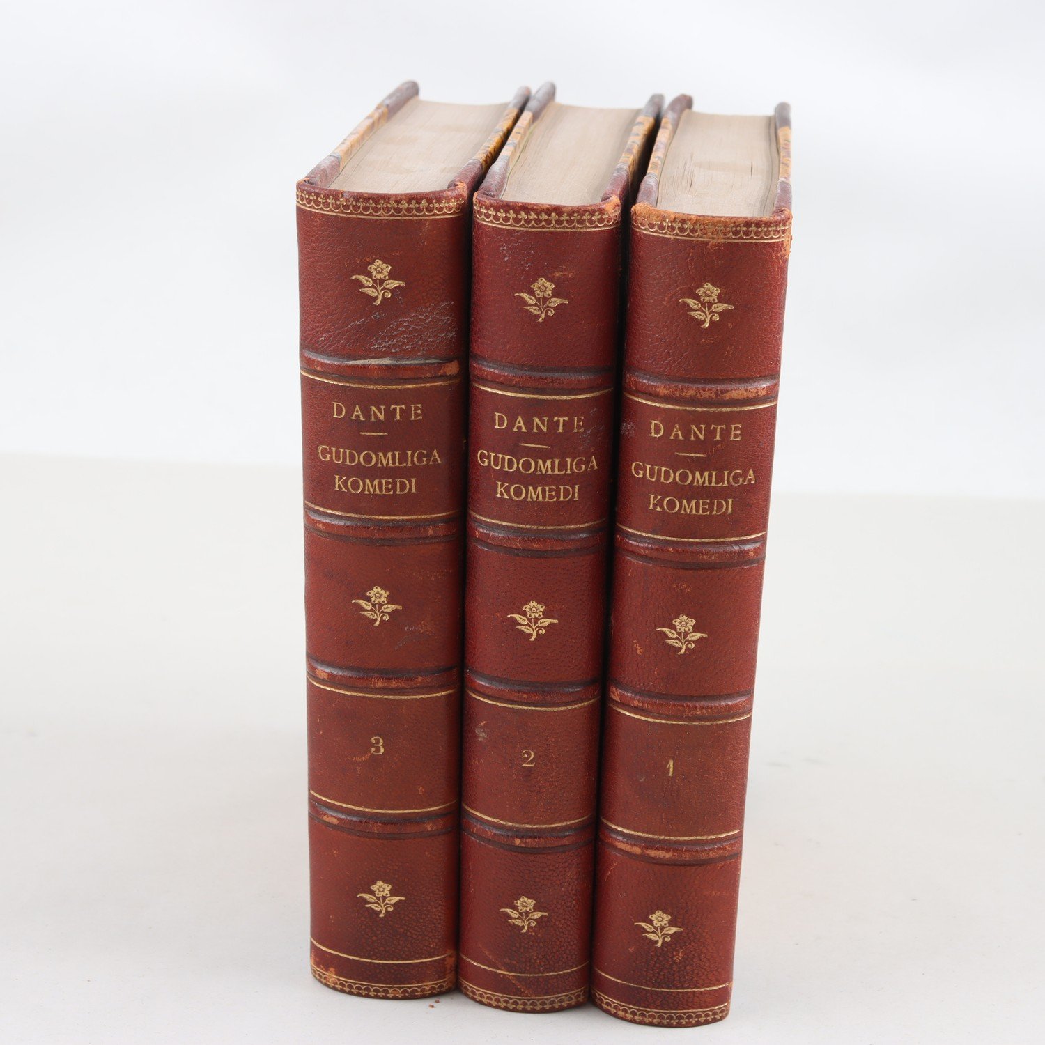 Dante Alighieri, Den gudomliga komedien, Vol. 1-3 (1856-1857)