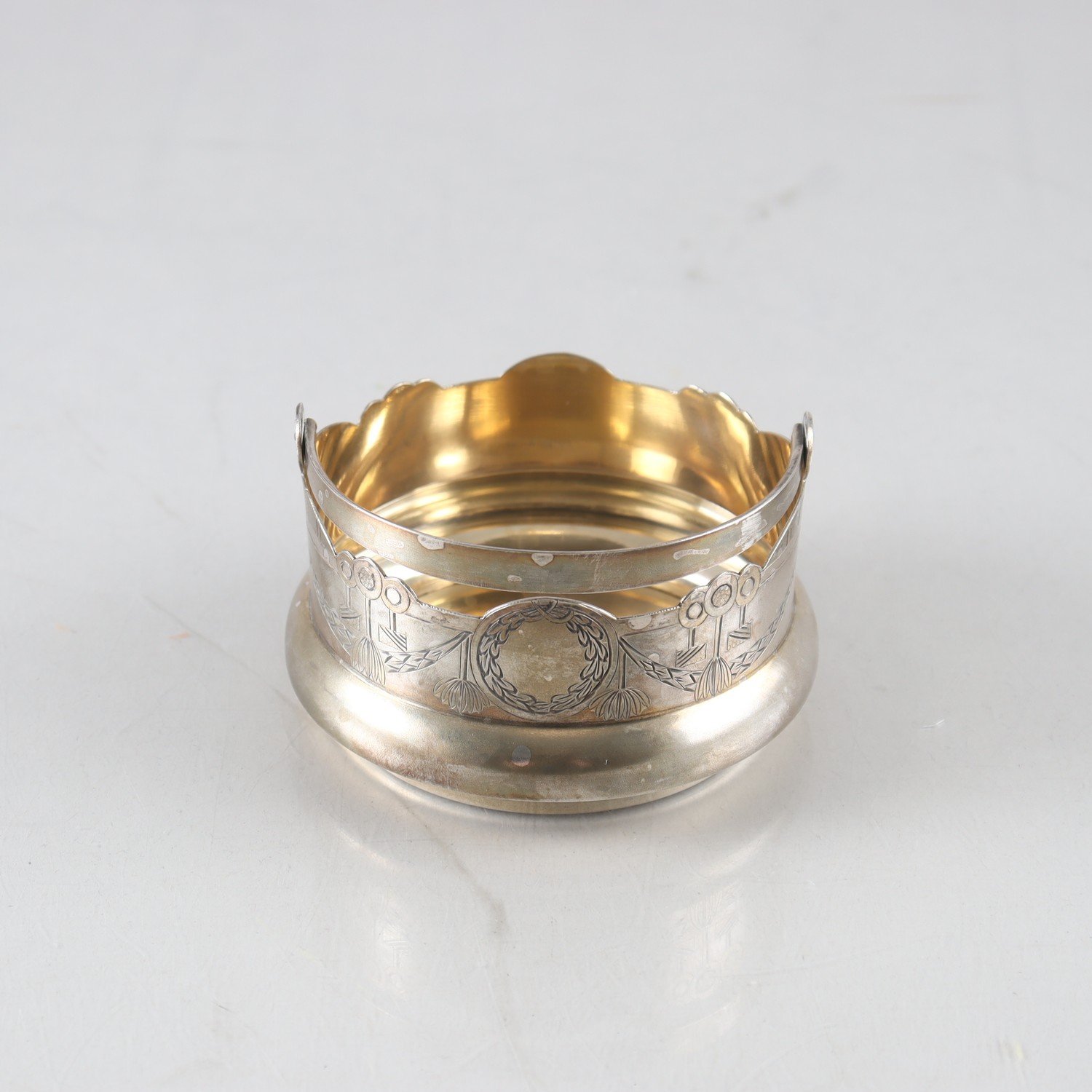 Flaskunderlägg, silver, Moskva, 1908-1926