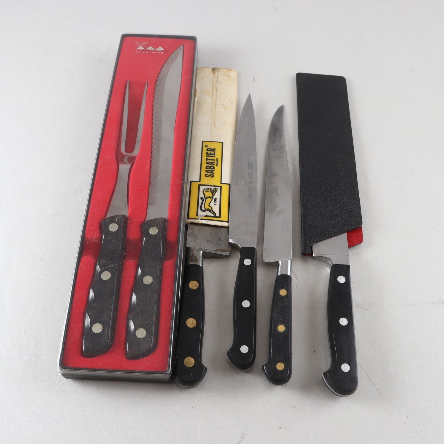 Köksknivar, Sabatier, J.A Henckels, Lundtofte, 5 st