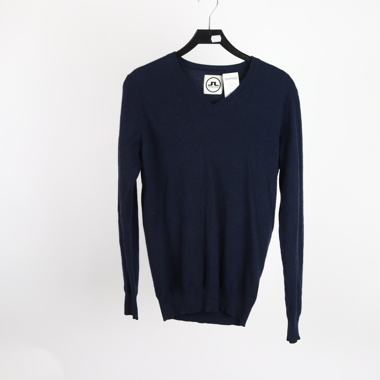 Tröja, J.Lindeberg, blå, cashmere, stl. M.