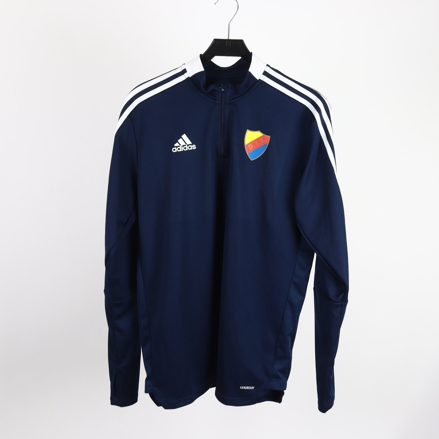 Sporttröja, Adidas, DIF, Djurgården, blå, stl. L