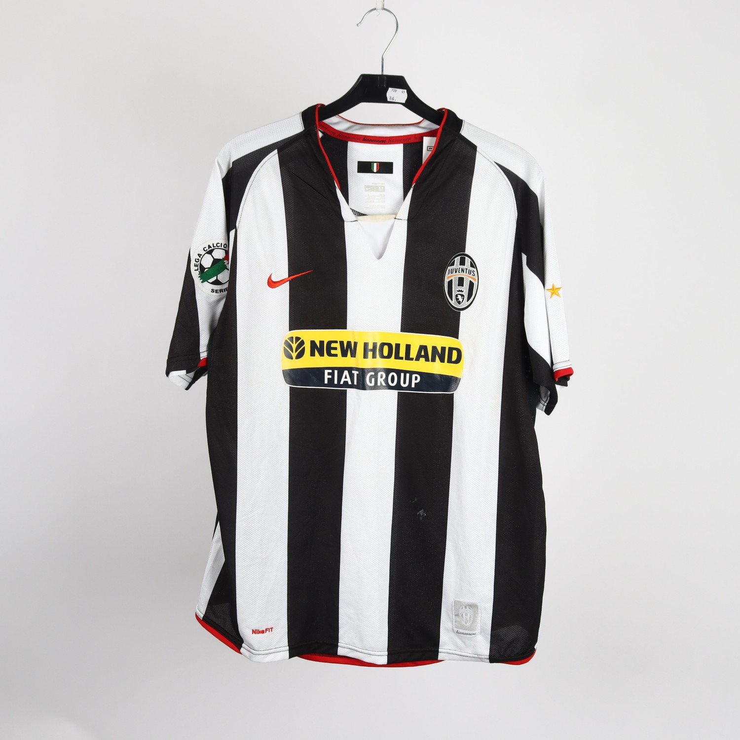 Fotbollströja, Nike, Juventus, svart, vit, stl. M.