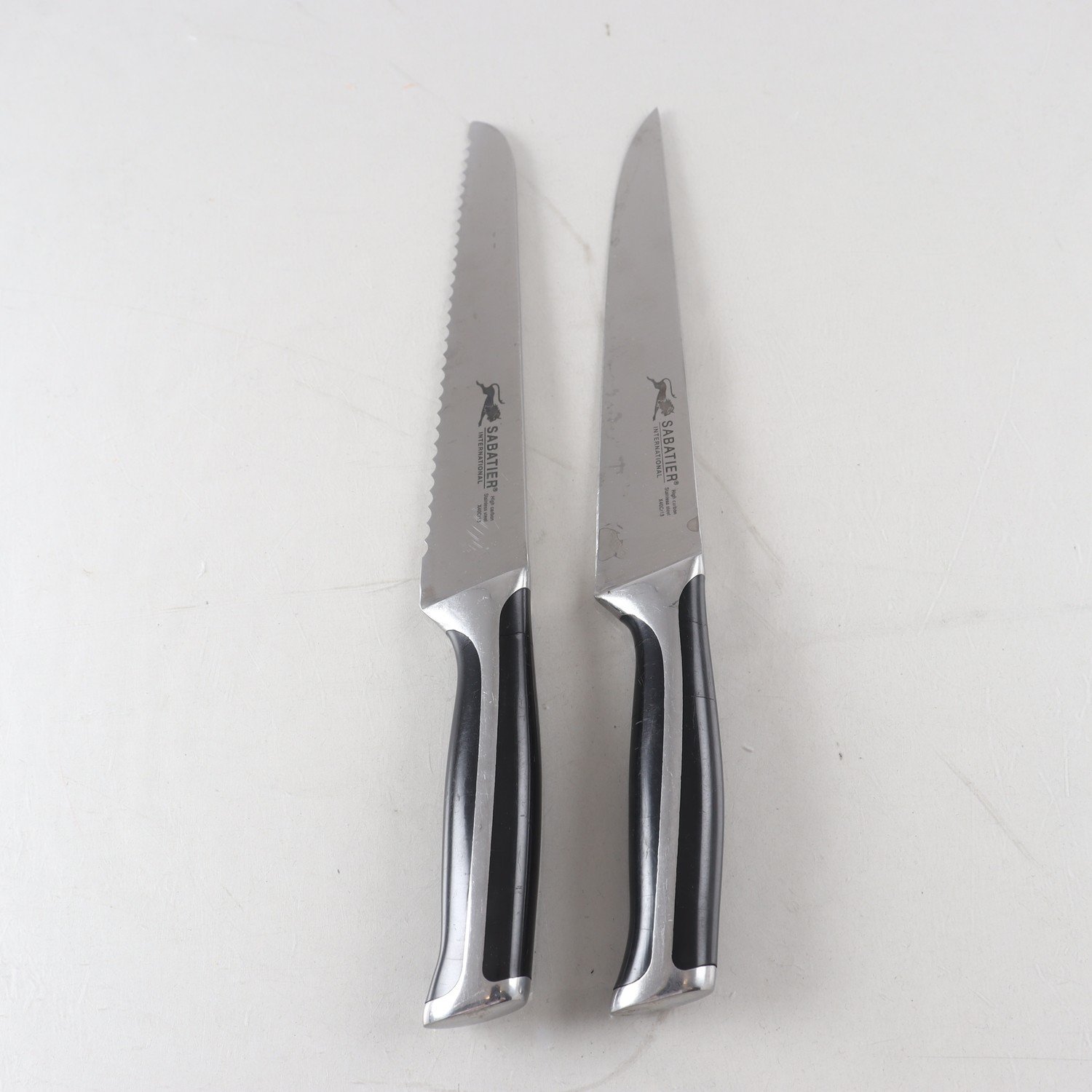Knivar, rostfritt stål, Sabatier, 2 st