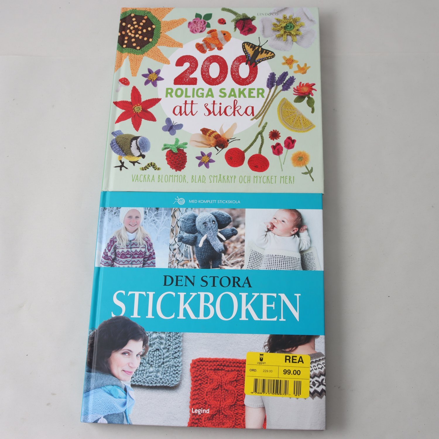 Den stora stickboken + 200 roliga saker att sticka