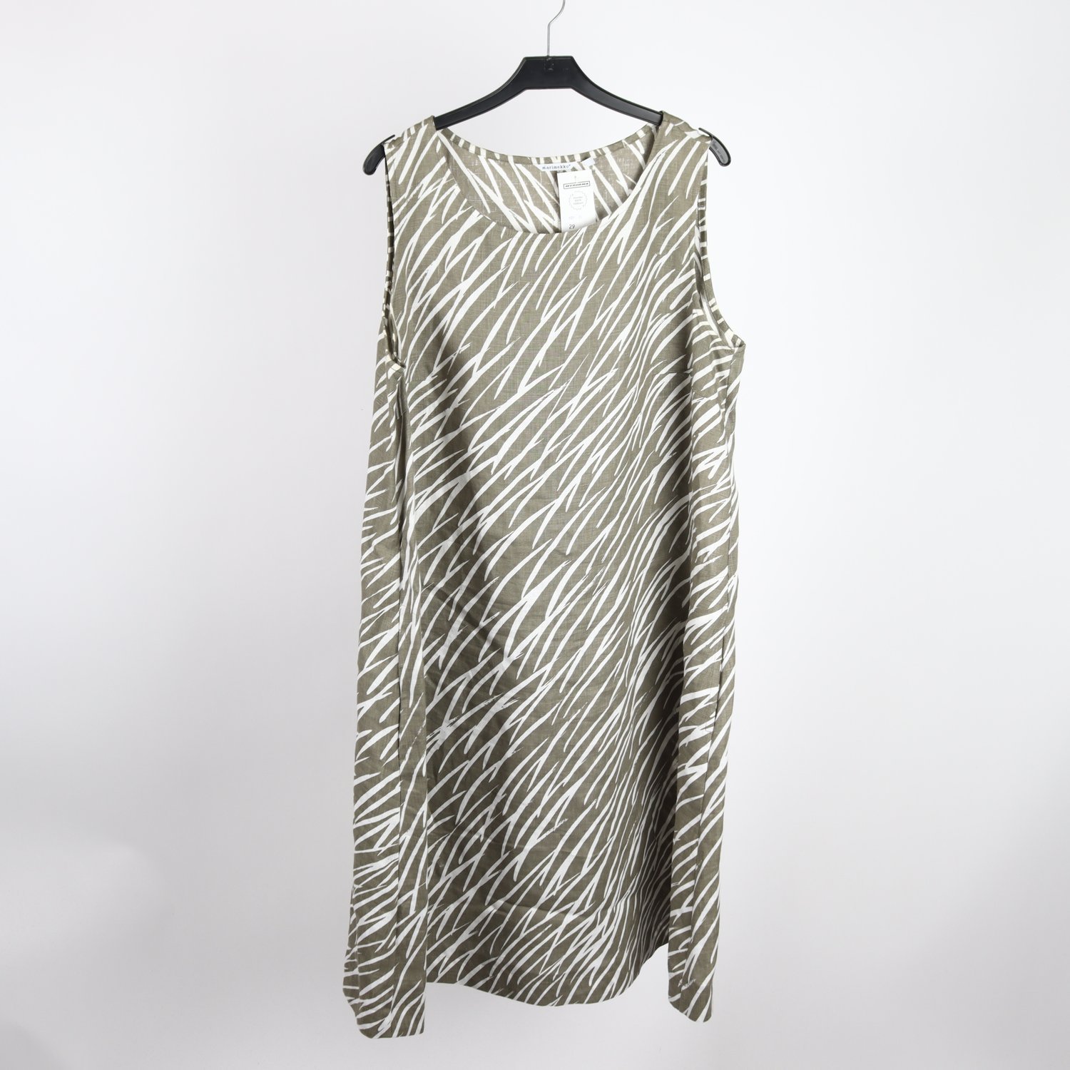 Klänning, Marimekko, mönstrad, 100% lin, stl. 44