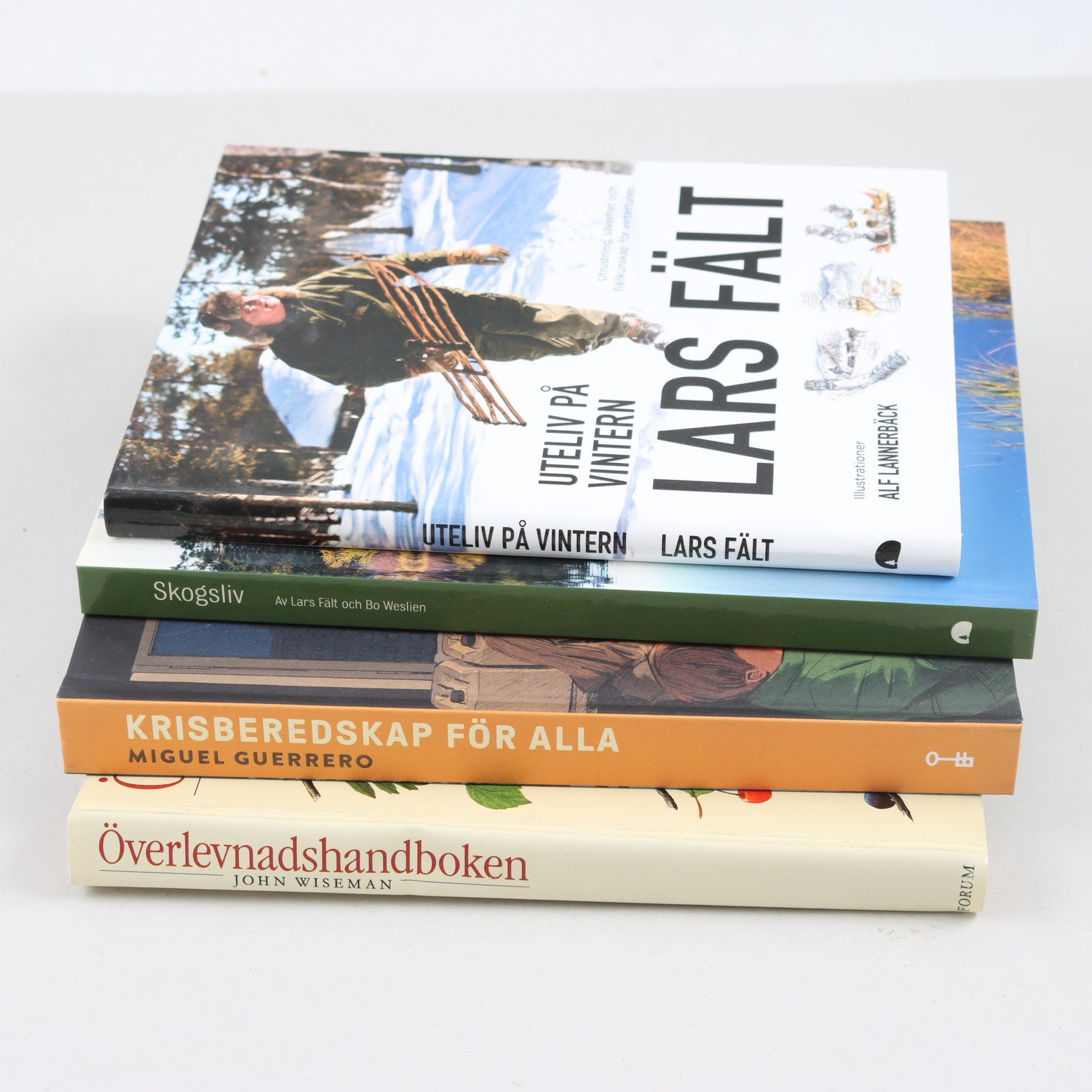Överlevnad och prepping, bokpaket med 4 volymer