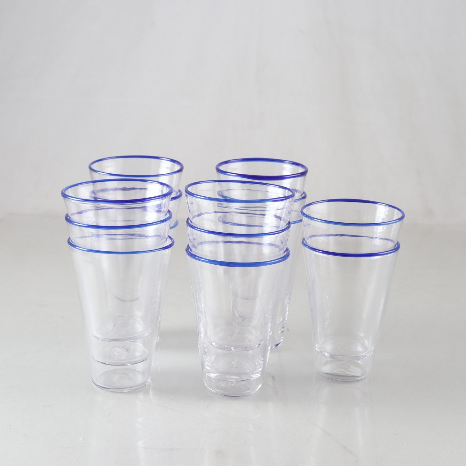 Selterglas, Helena Gibson, Göteborgs Glas-studio, 14 st. Endast avhämtning.