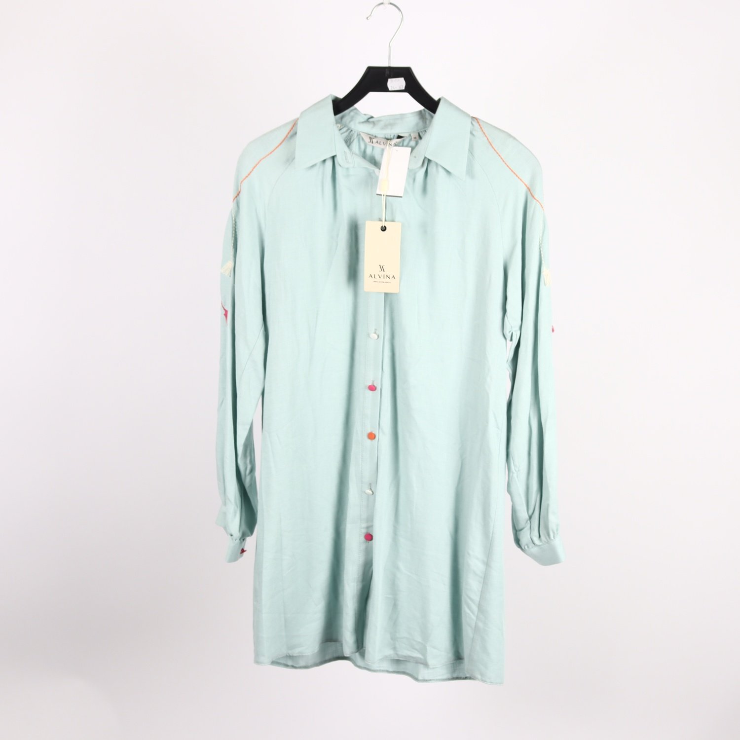 Blus, Alvina, turkos, stl. 38.