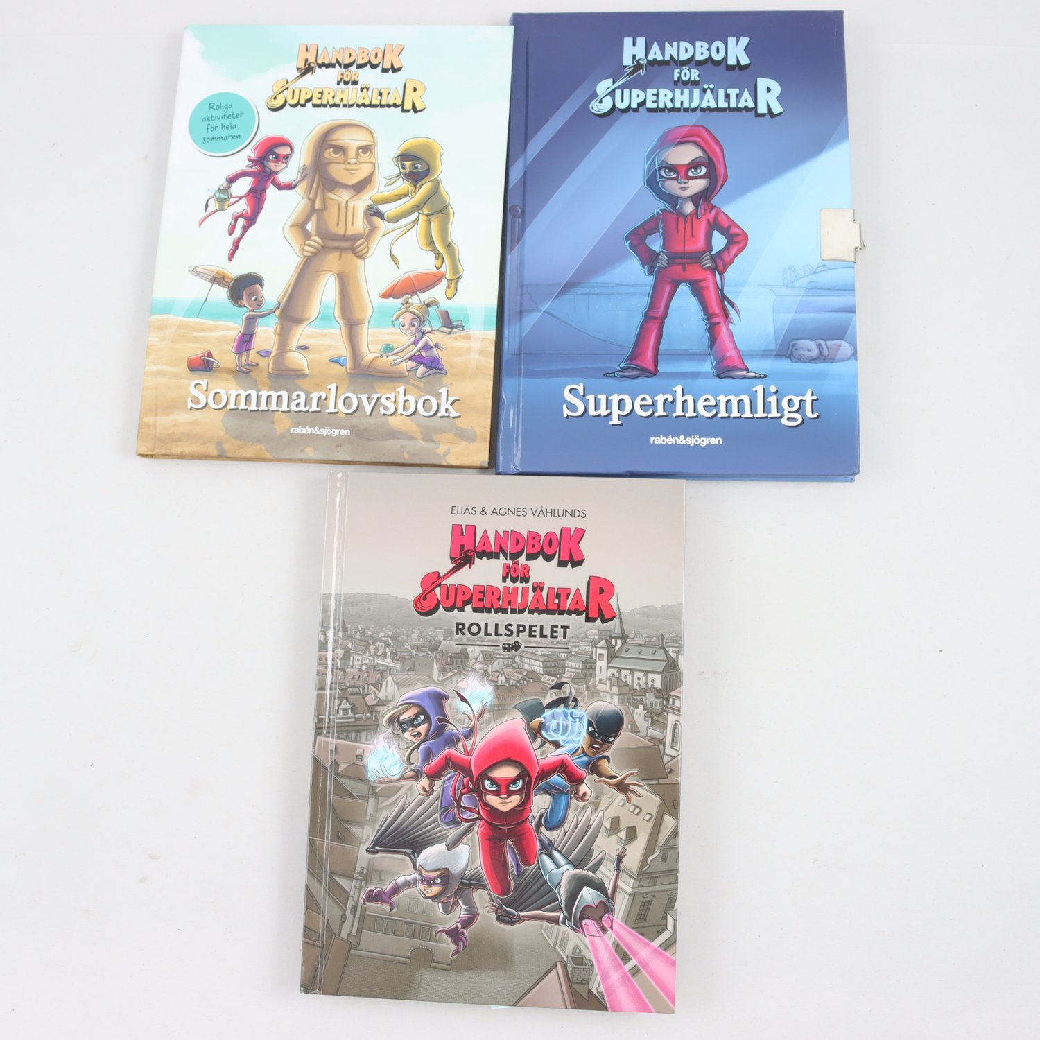 Handbok för Superhjältar, Rollspelet + Sommarlovsbok + Superhemligt