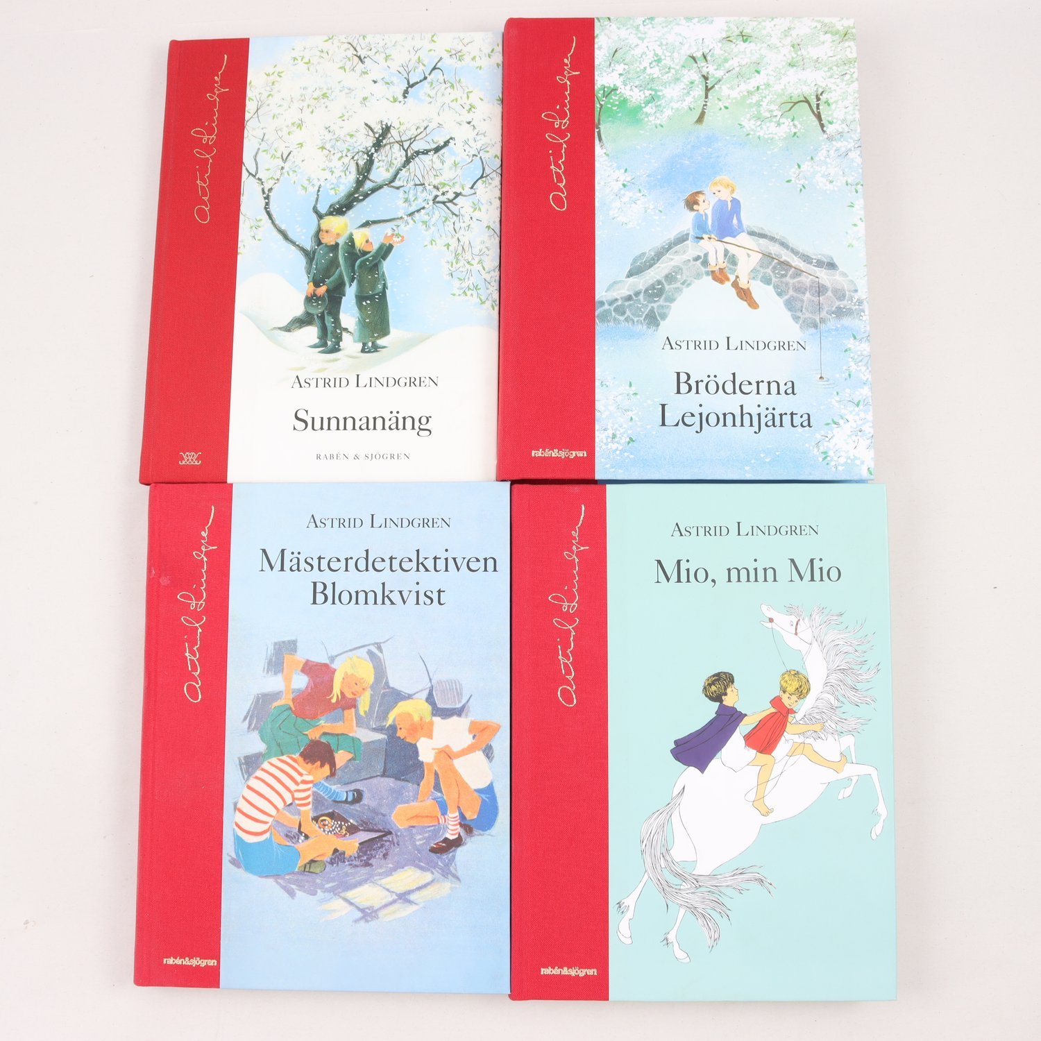 Astrid Lindgren, bokpaket med 4 volymer