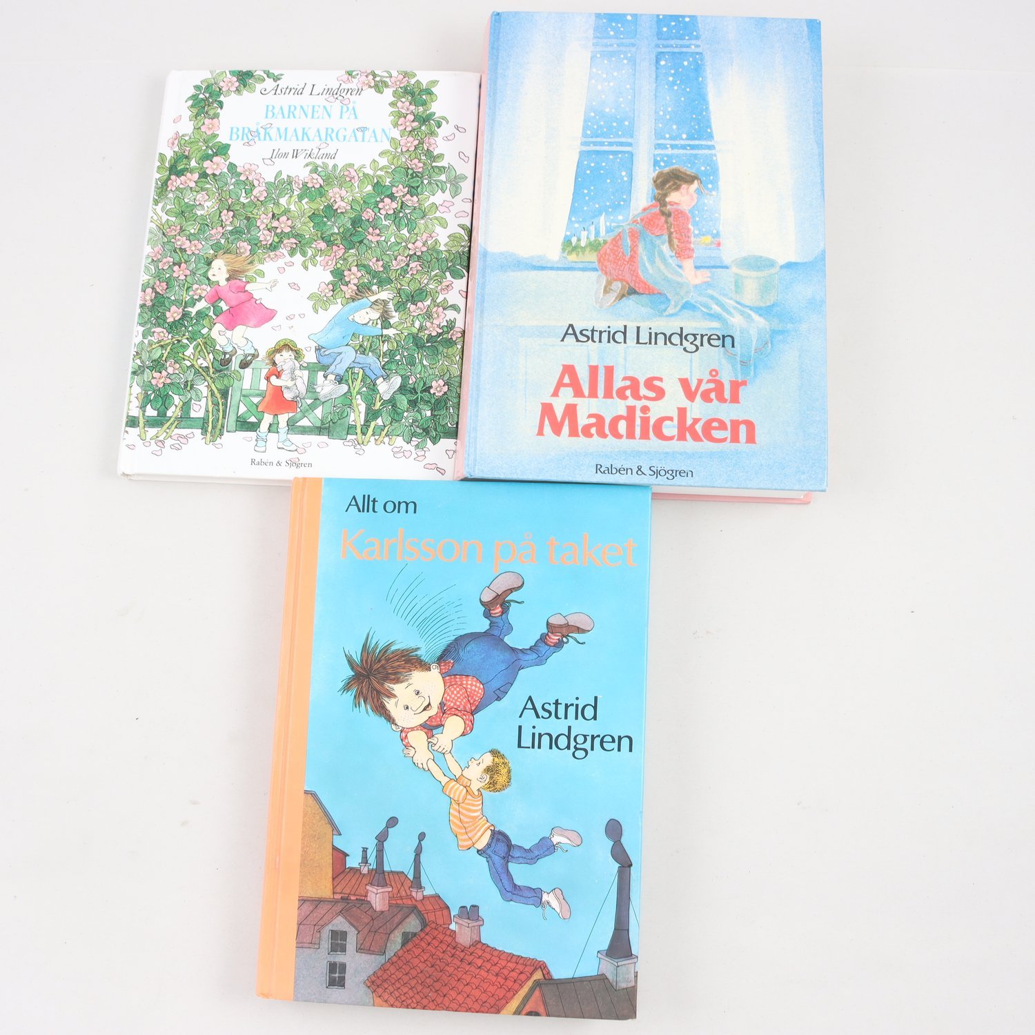 Astrid Lindgren, bokpaket med 3 volymer