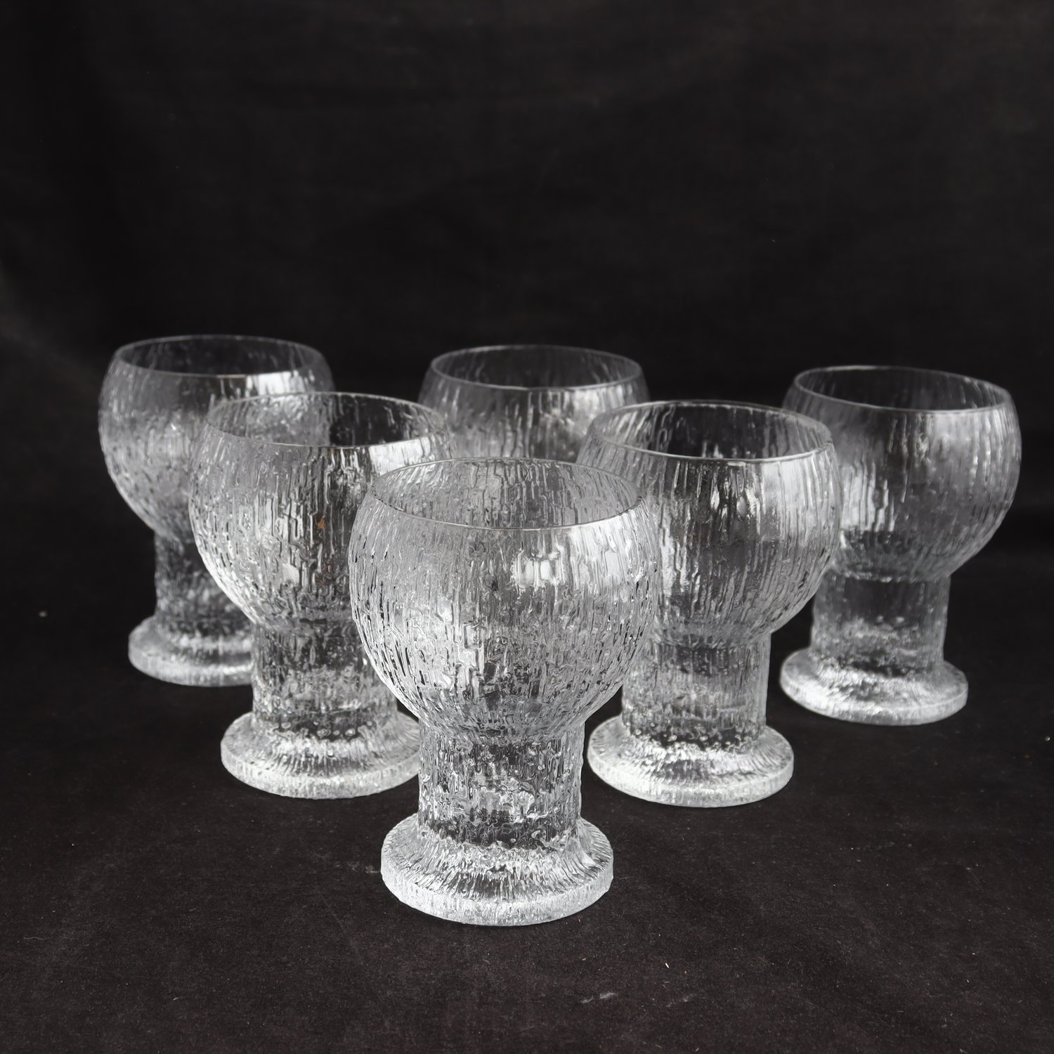 Glas, Vinglas, Iittala, ”Kekkerit”, Timo Sarpaneva, 6 st. Samfraktas ej.