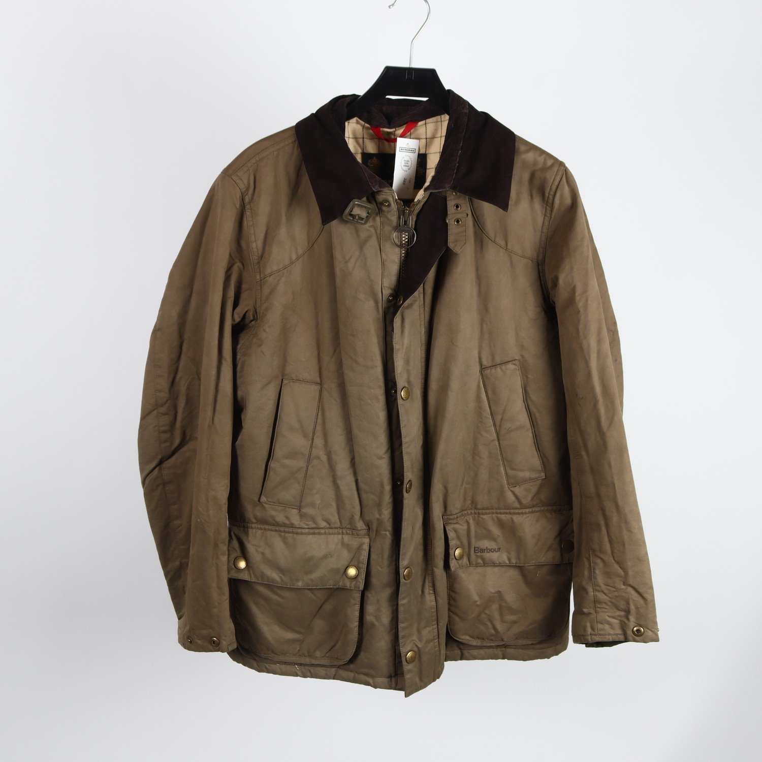 Jacka, Barbour, brun, stl. L.