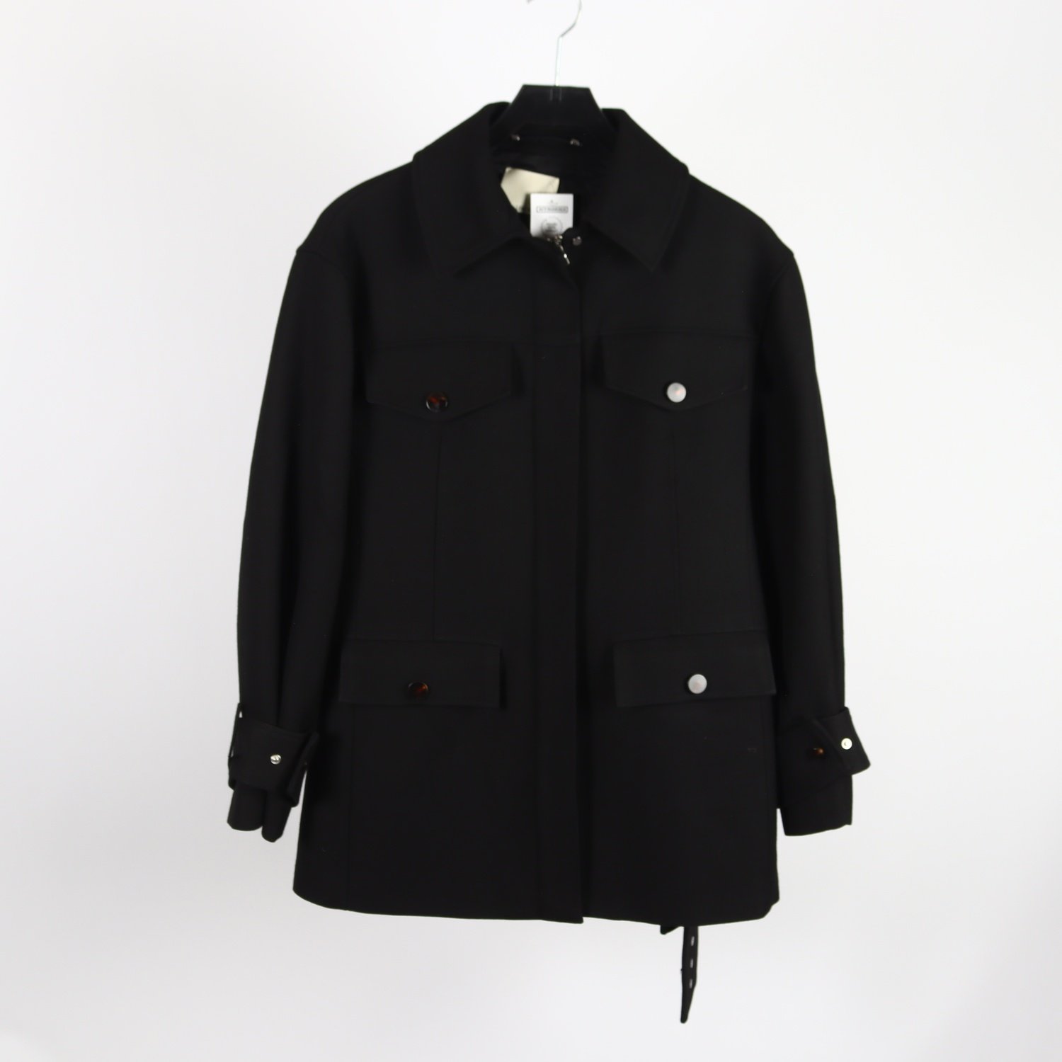 Jacka, By Malene Birger, svart, ullblandning, stl. 40.
