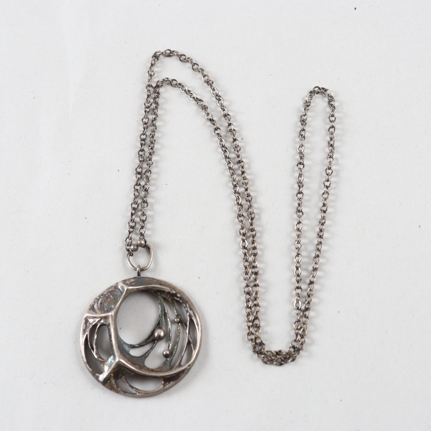 Collie, Halsband, Karl Laine, Finland, silver 925. v: 19,5 g
