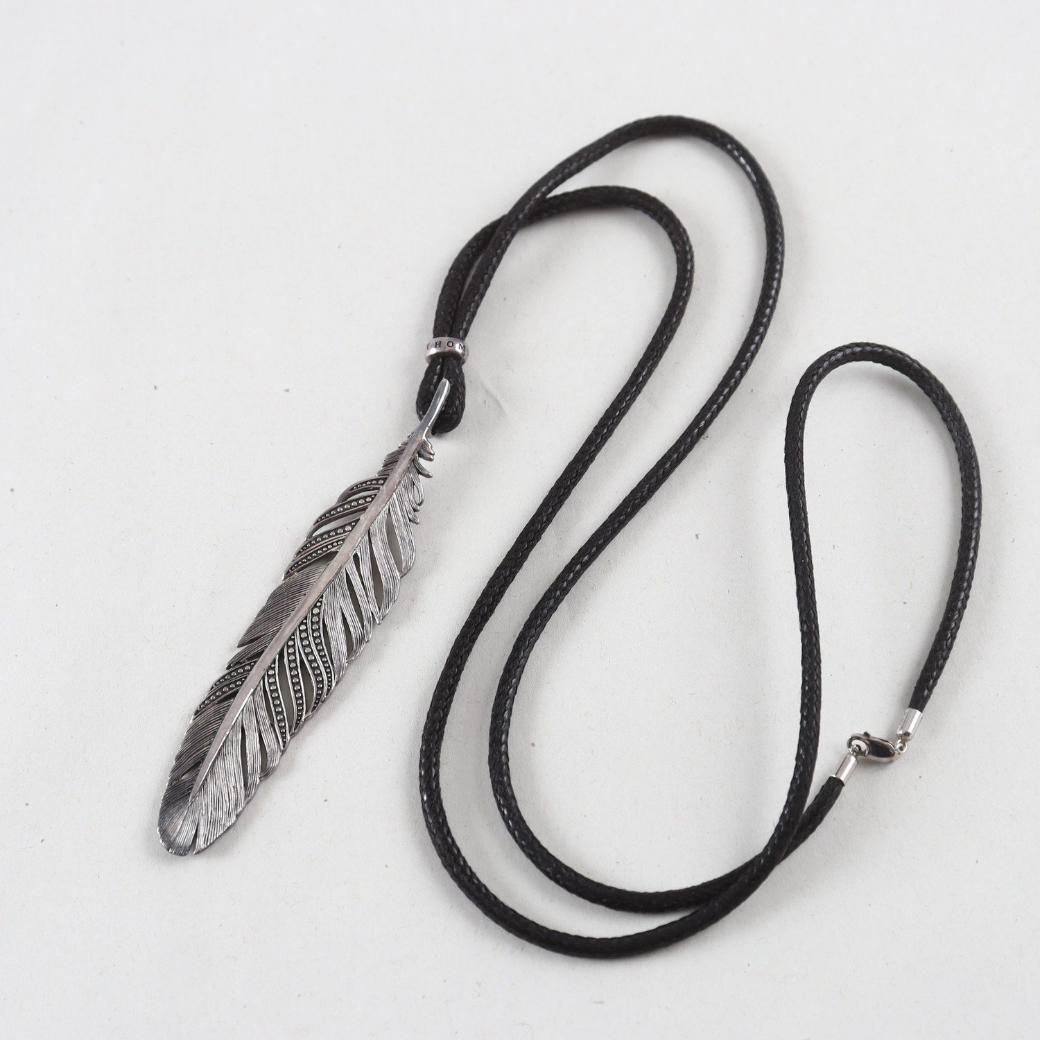 Halsband, Thomas Sabo, silver 925, textil. brv: 20,3 g