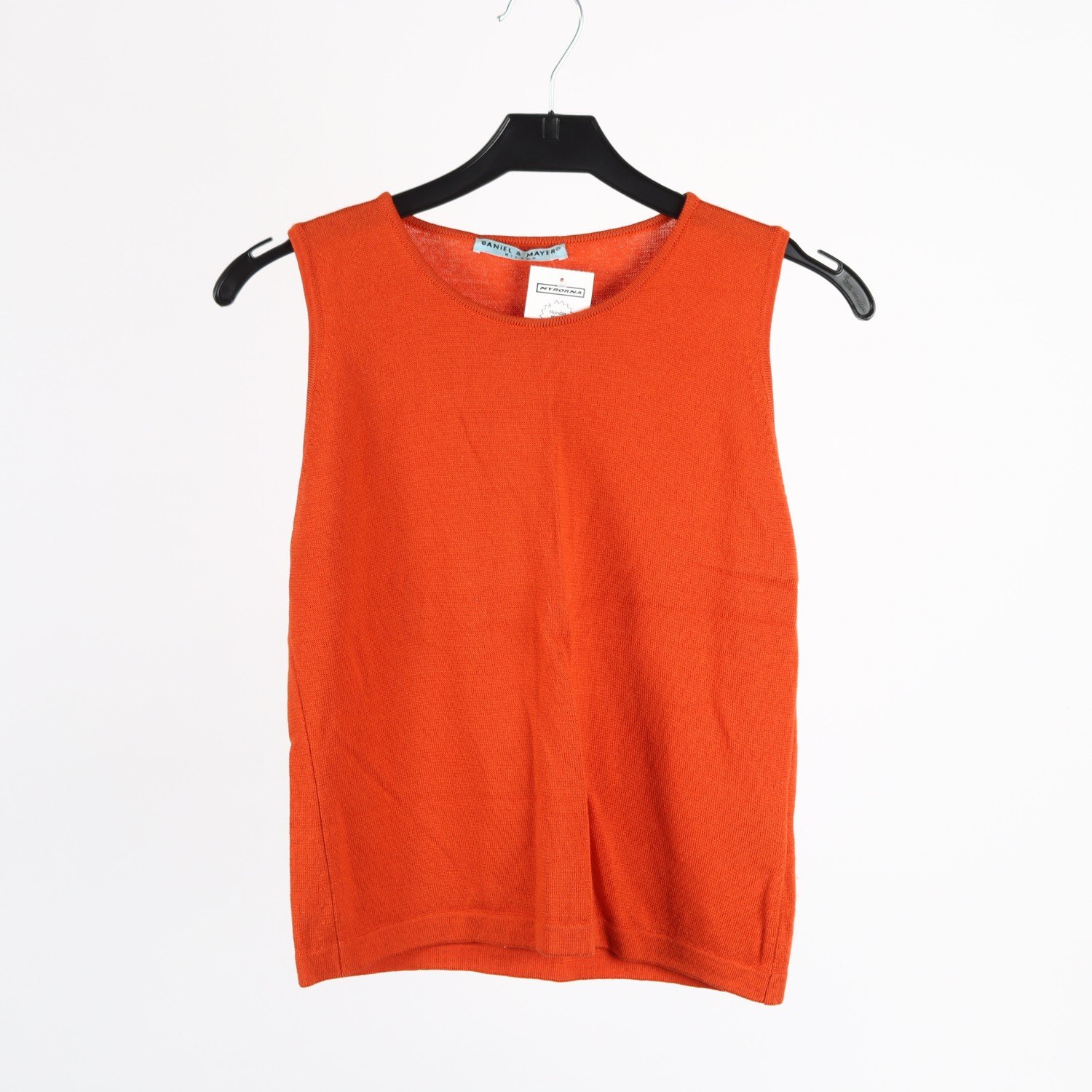Väst, Daniel Mayer, orange, ull, stl. M.
