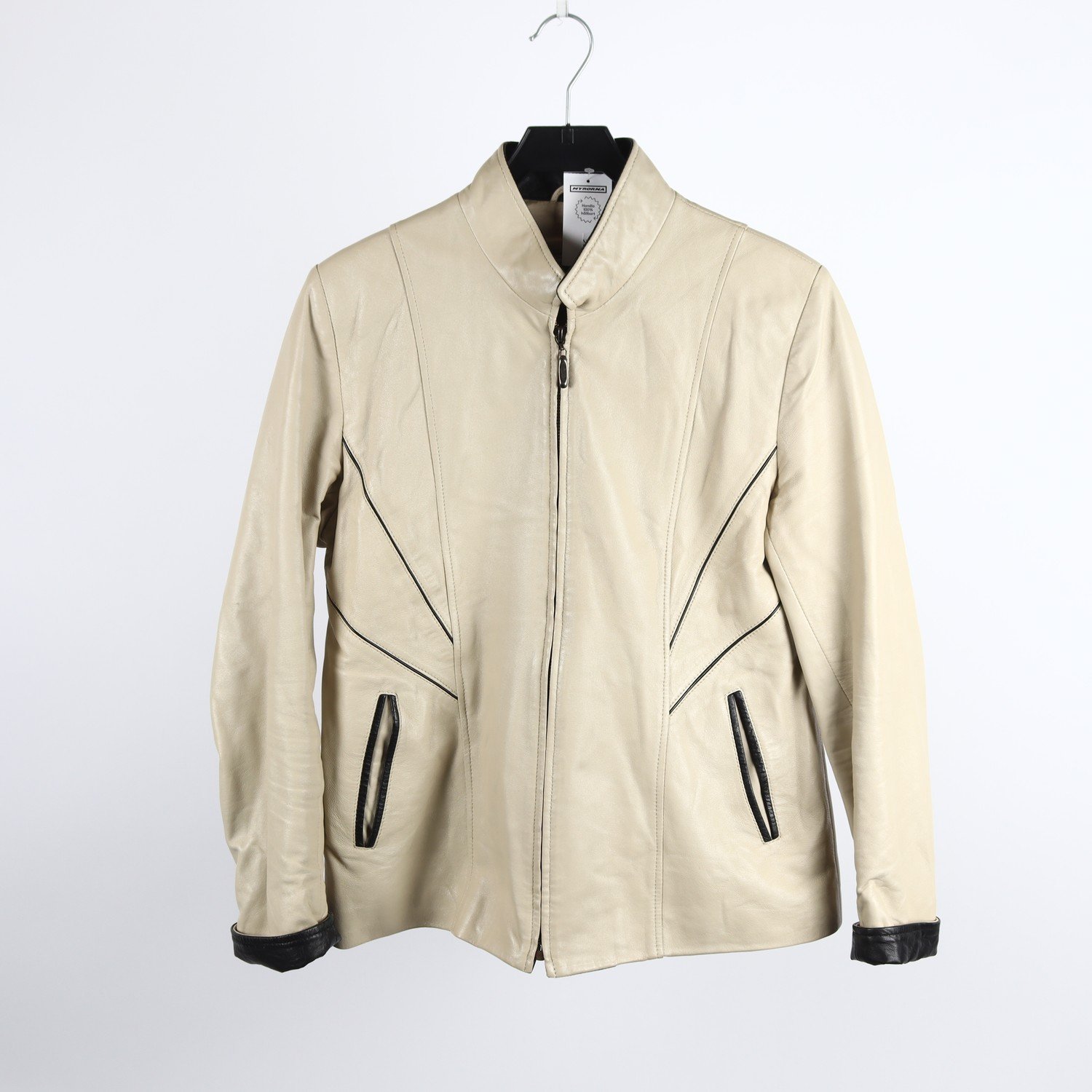 Skinnjacka, Alji Piel, beige, stl. 44.
