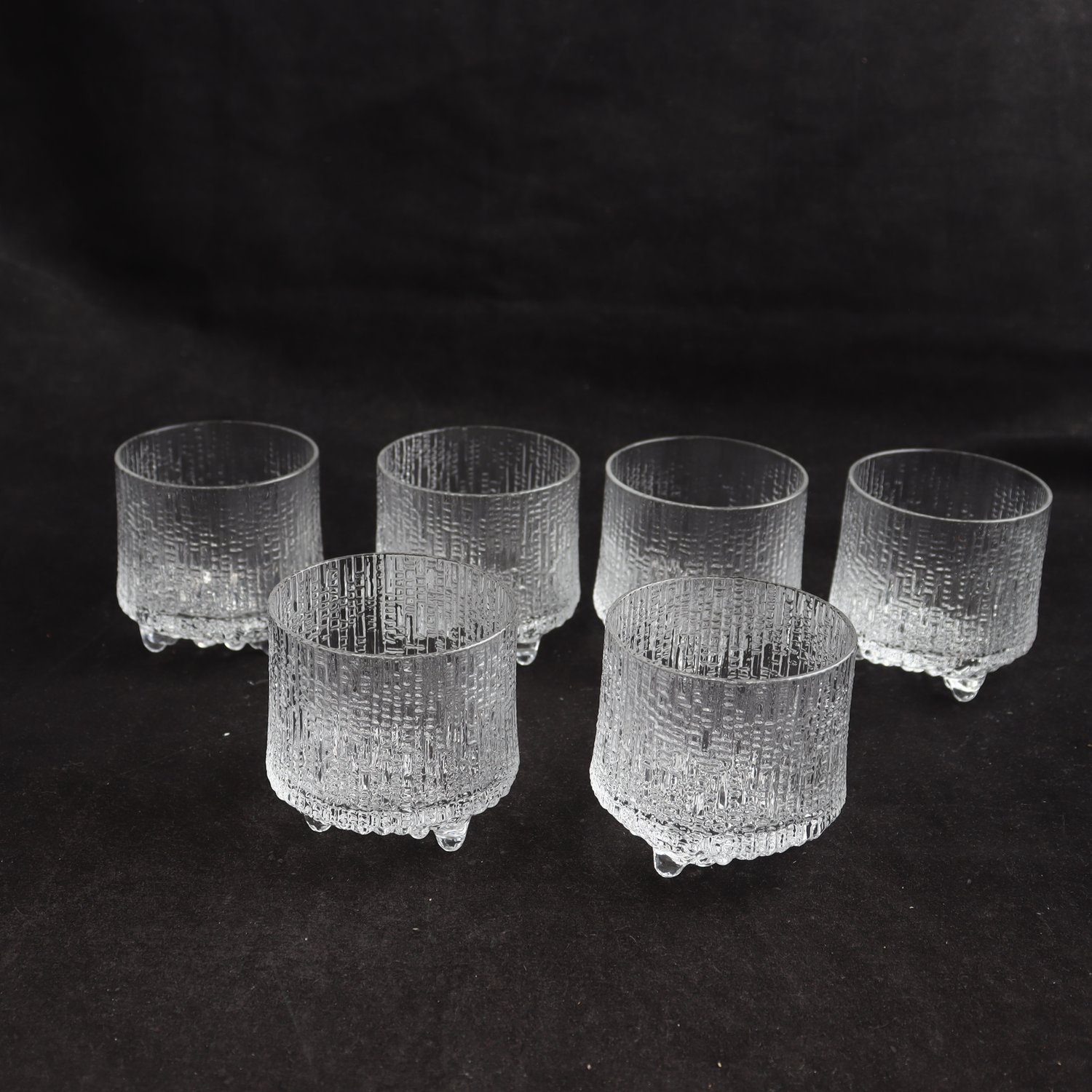 Glas, Iittala, ”Ultima Thule”, Tapio Wirkkala, 6 st. Samfraktas ej.