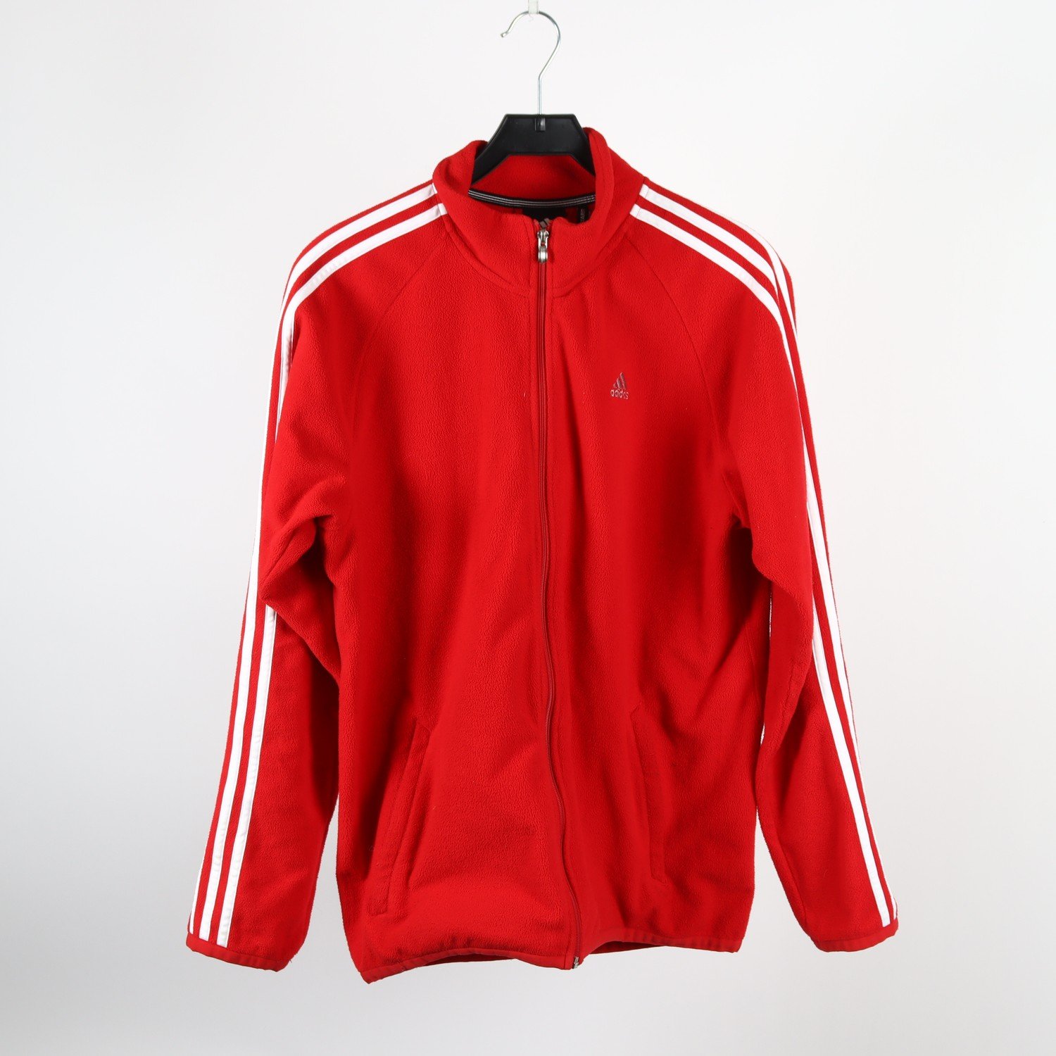 Träningsjacka, Adidas, röd, stl. M.