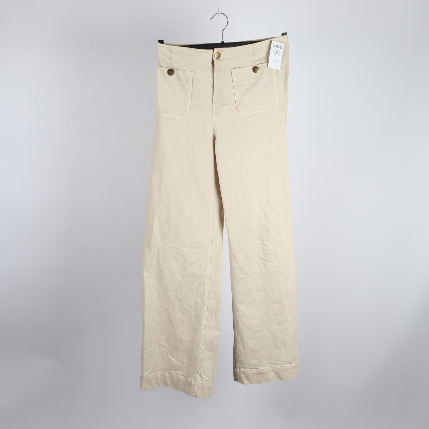 Byxor, Stradivarius, offwhite, stl. 38.