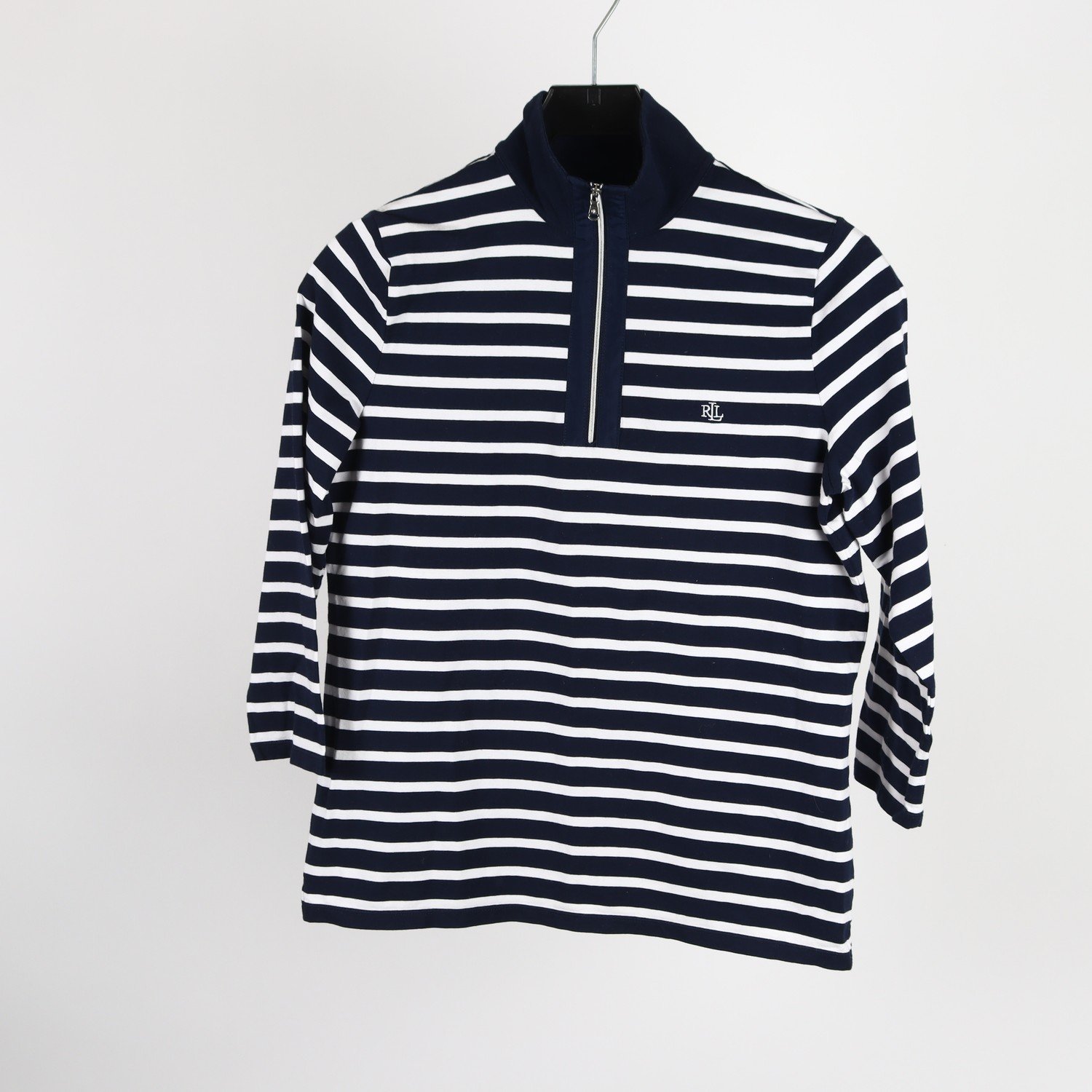 Tröja, Ralph Lauren, blå, vit, randig, stl. M