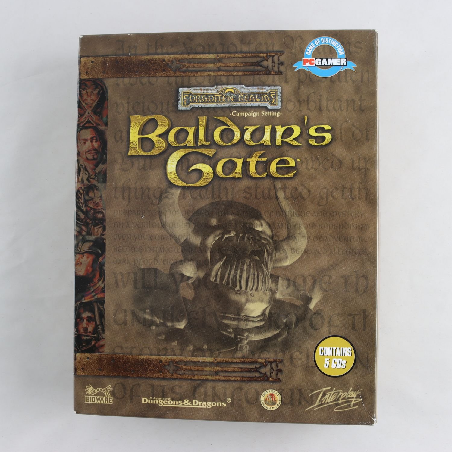 Spel Baldur’s Gate, PC big box